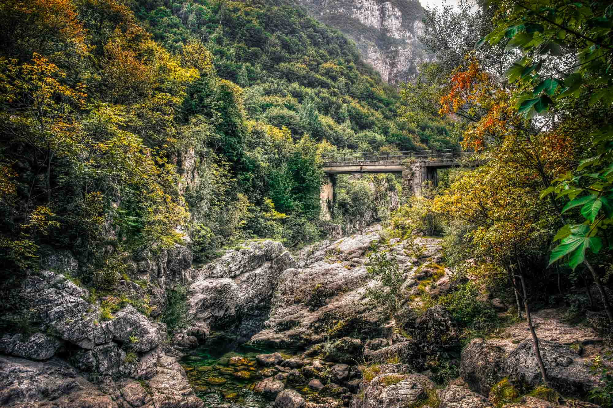 Bridge on the Astico stream