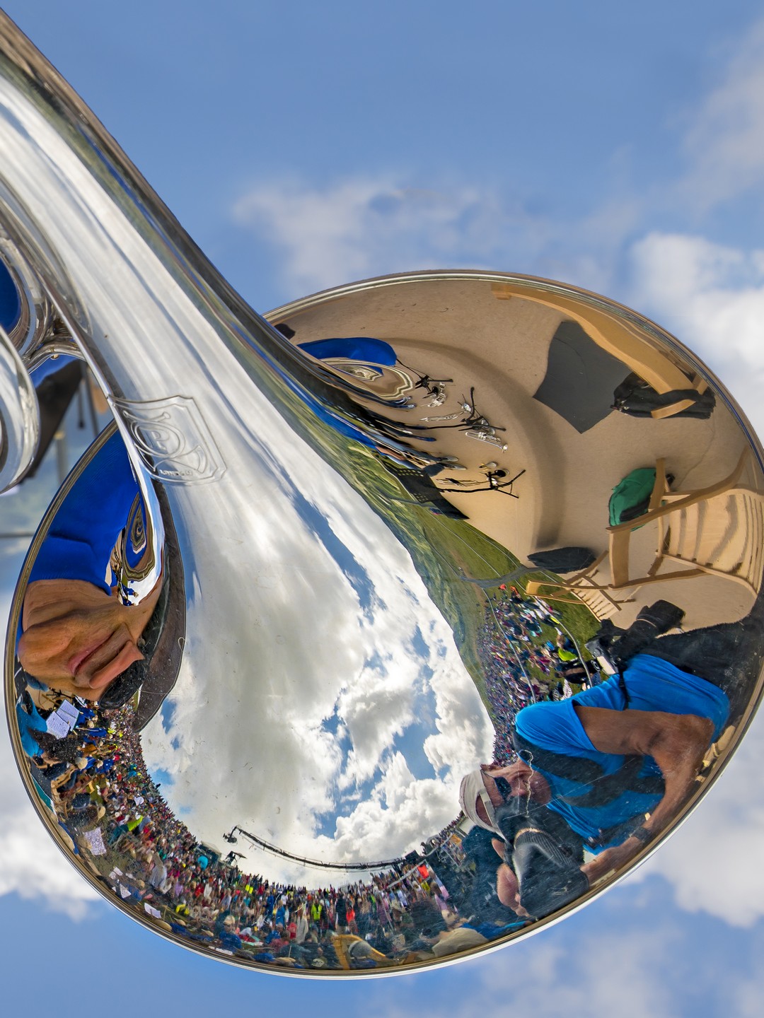 selfie al concerto di Ferragosto