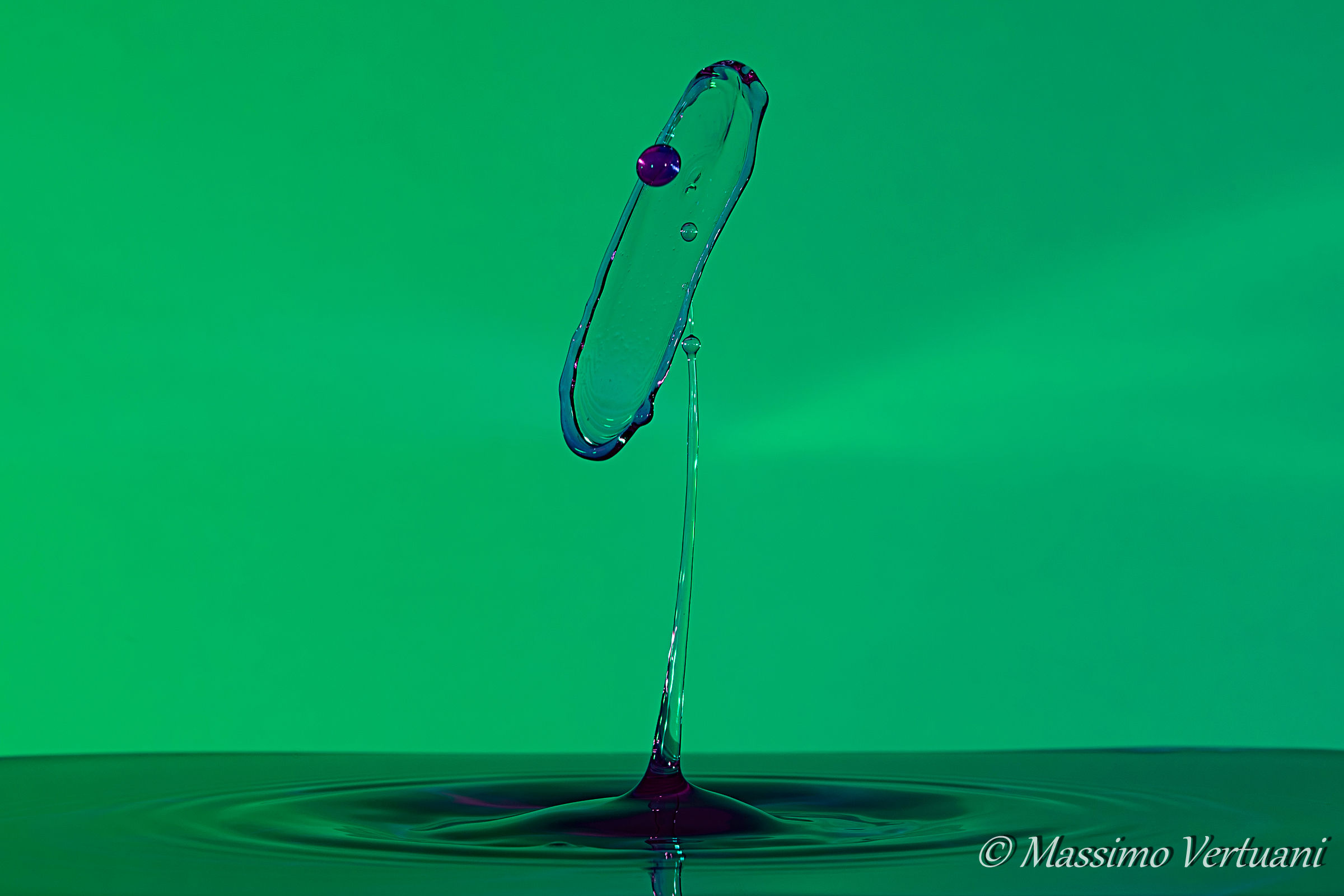 Collisioni tra gocce d'acqua