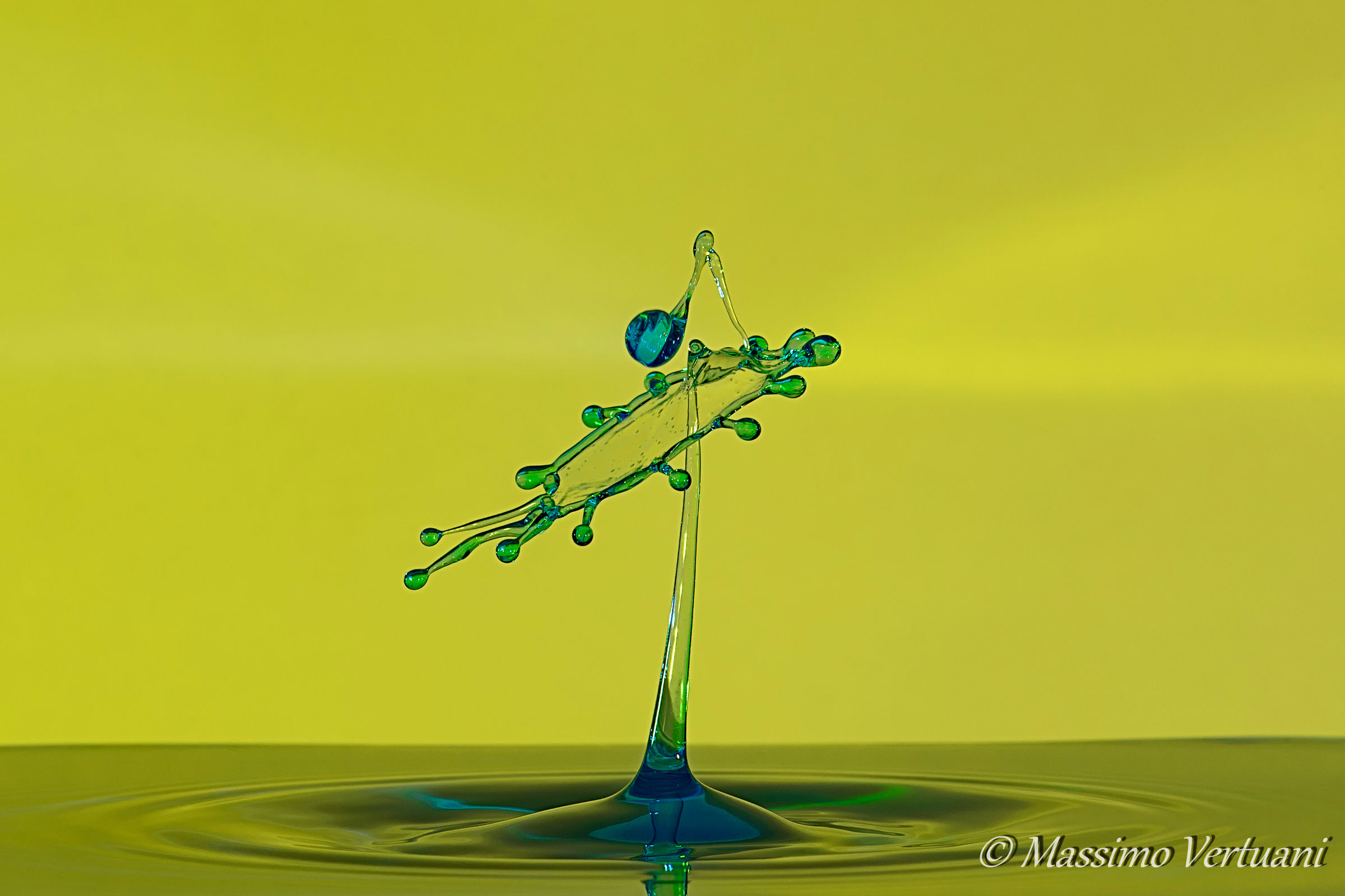 Collisioni tra gocce d'acqua