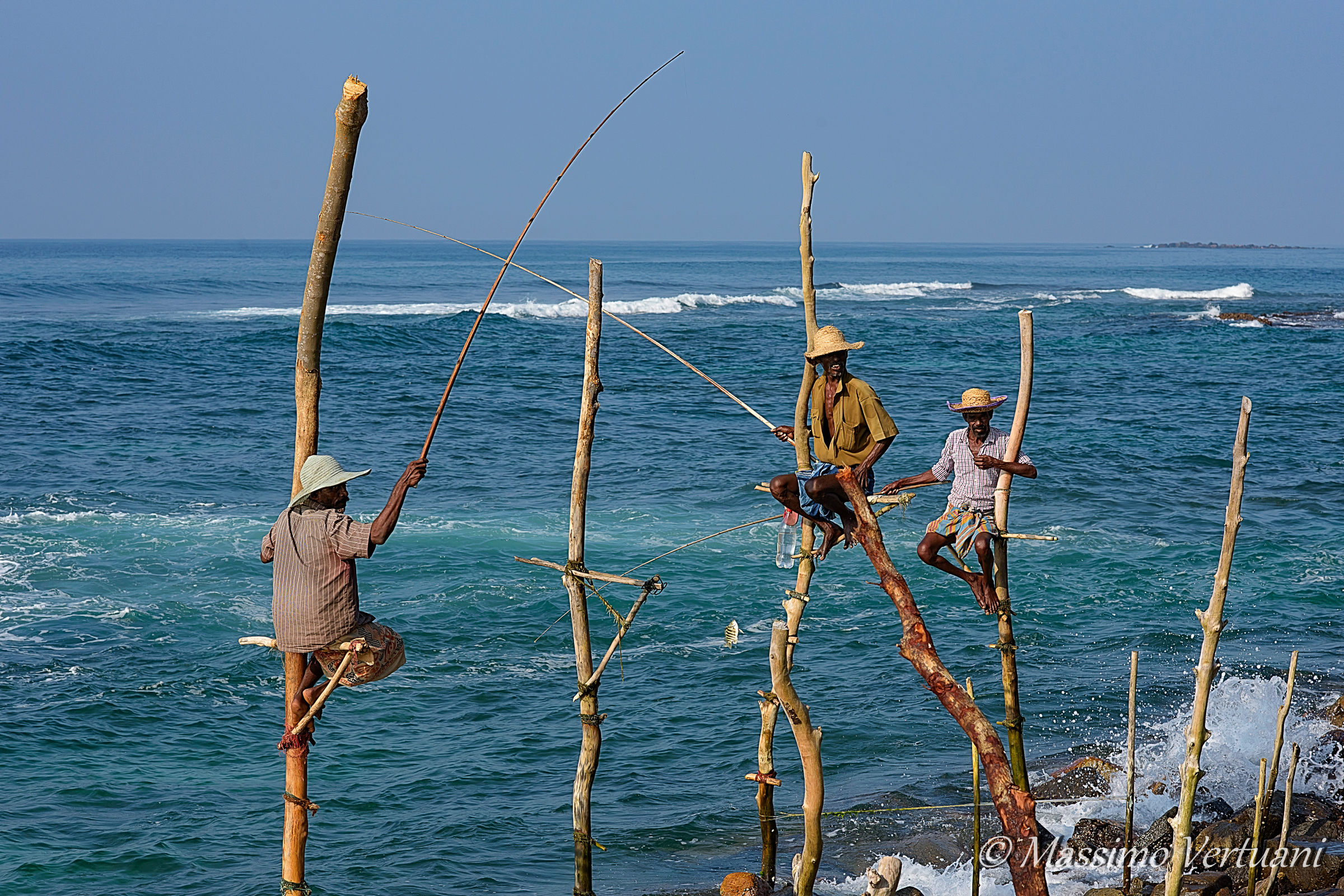 Pescatori sui pali (Sri Lanka )