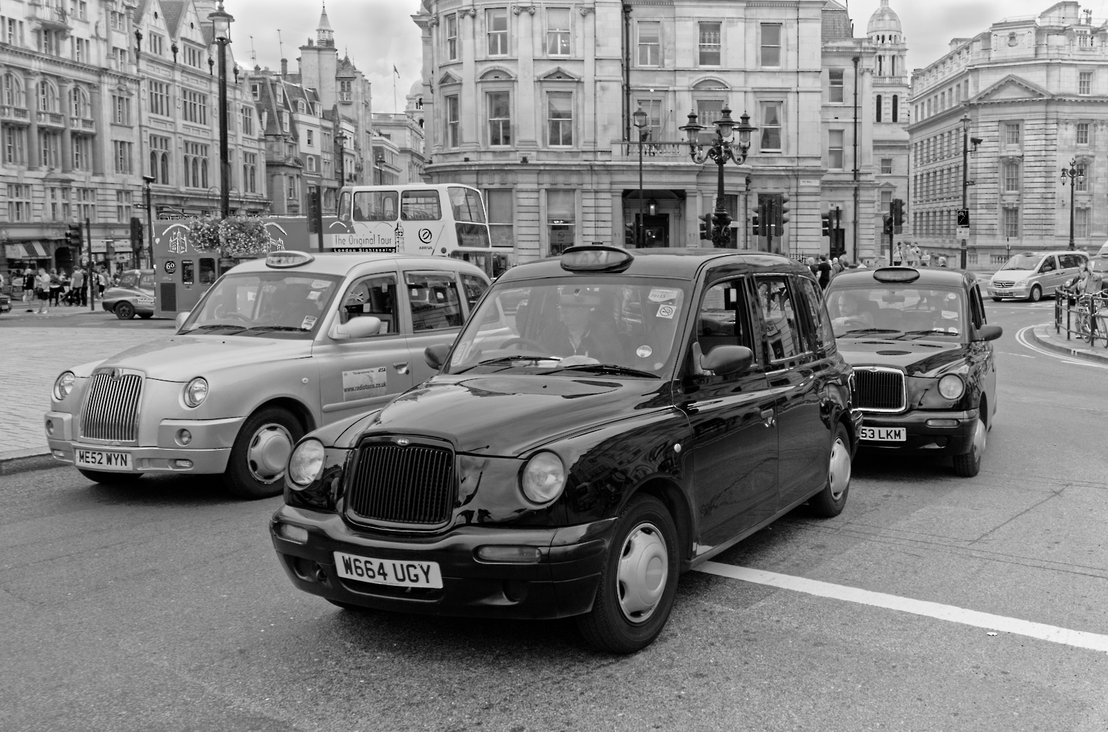 Three taxis