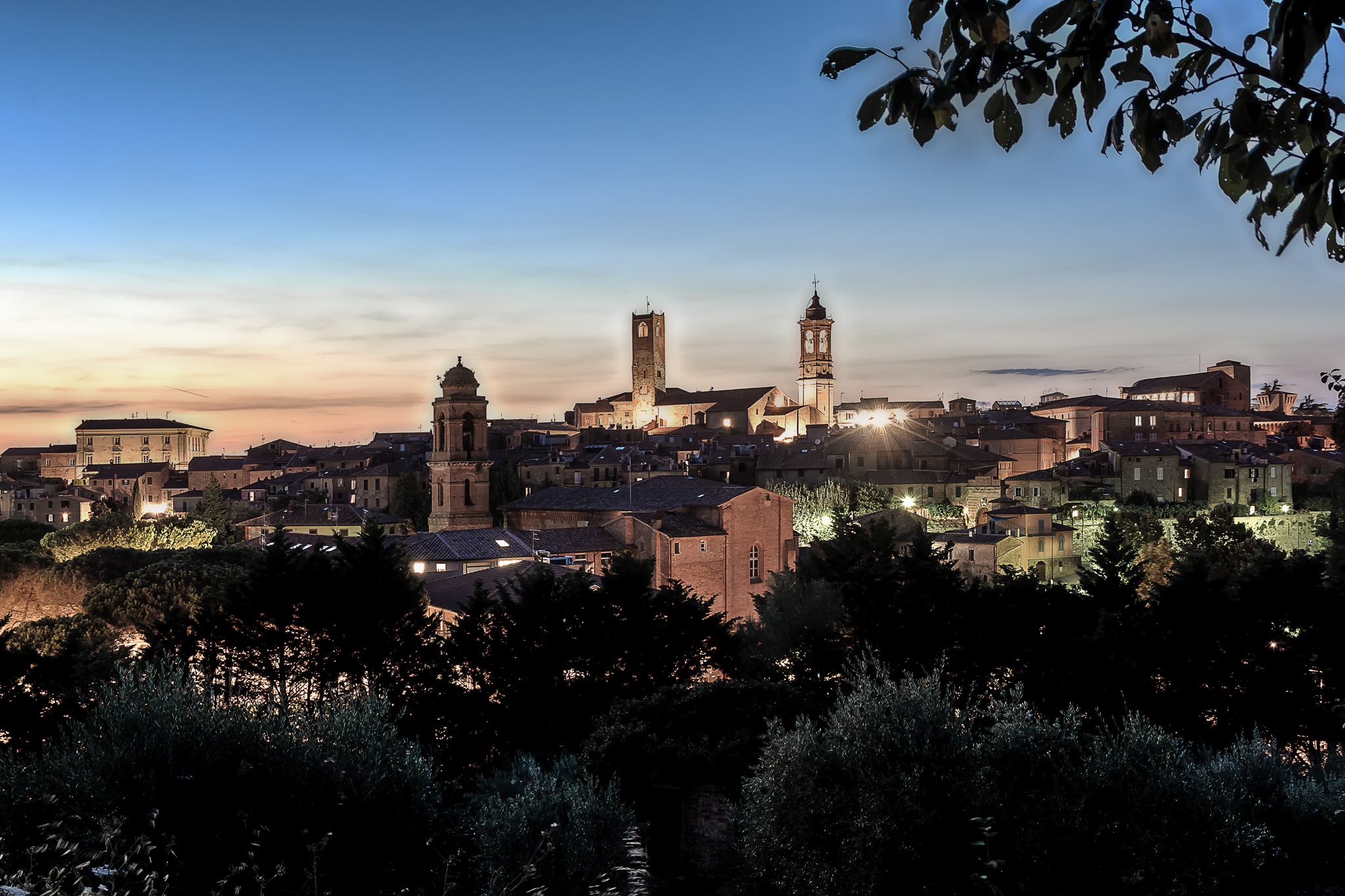 citta' della pieve al crepuscolo 1