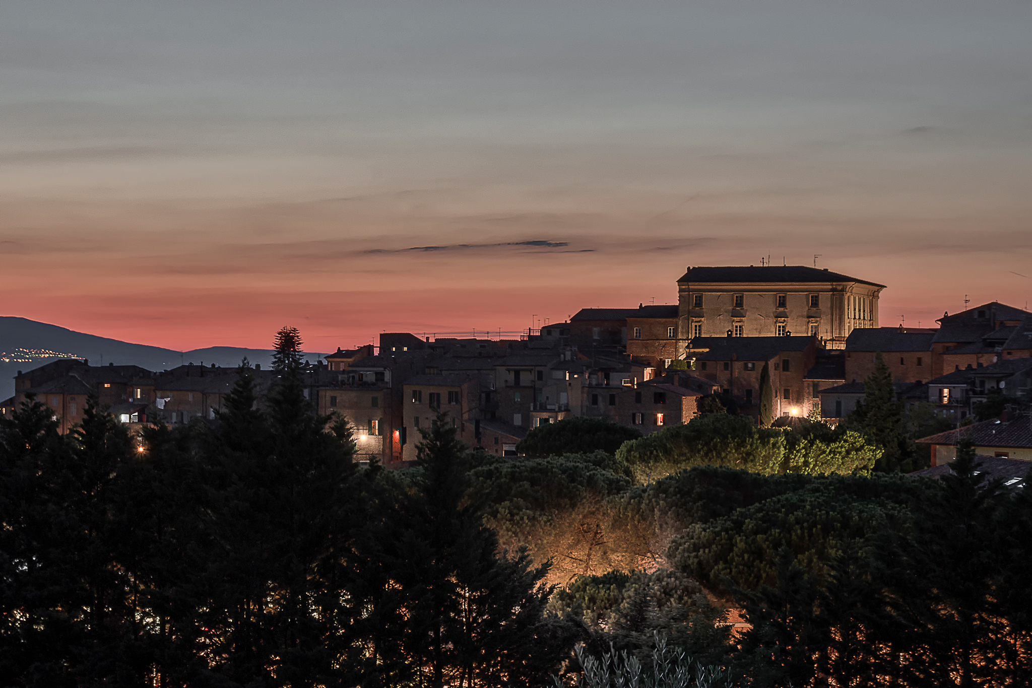 citta' della pieve al crepuscolo 2