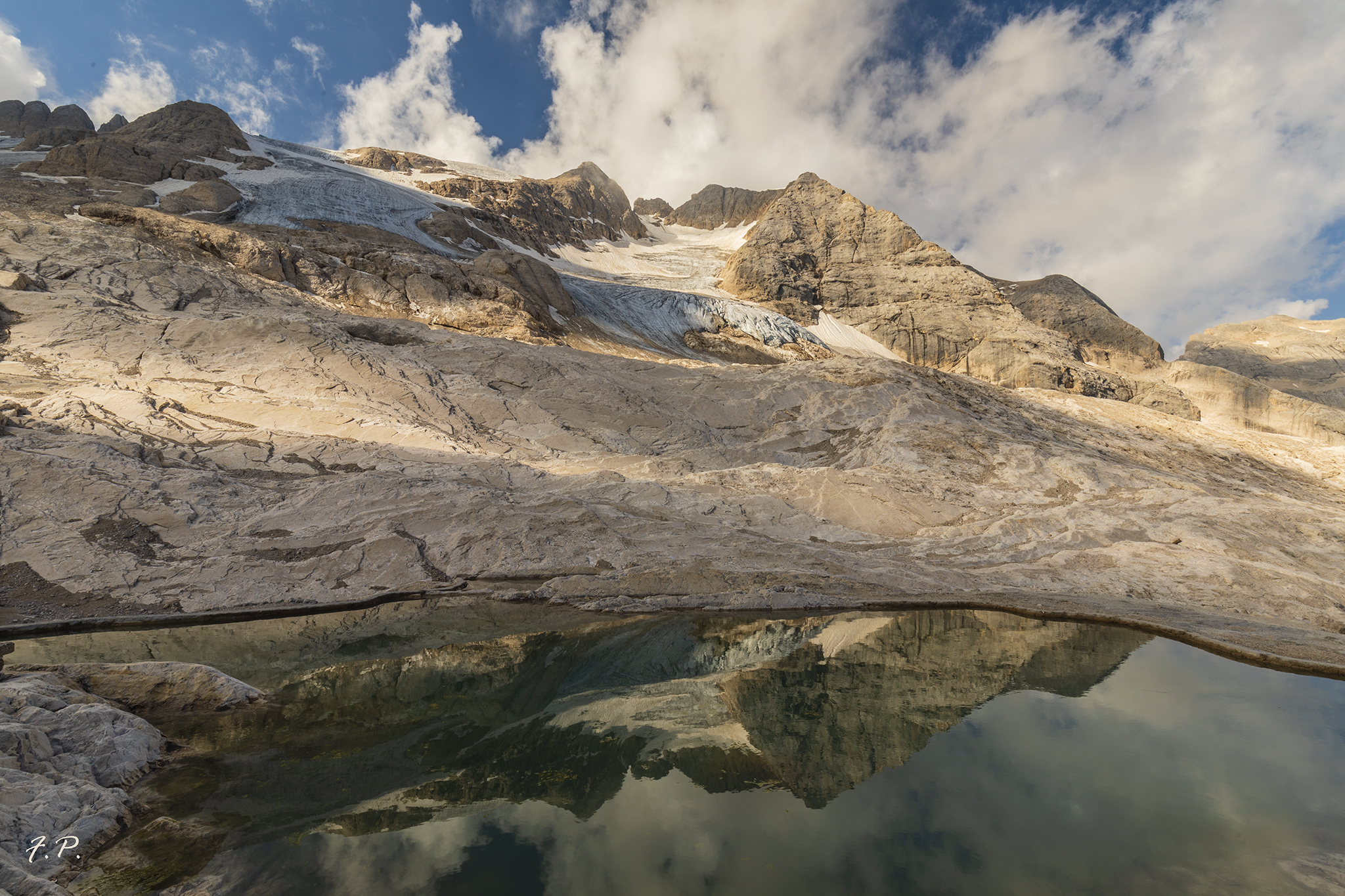 Marmolada in a mirror!