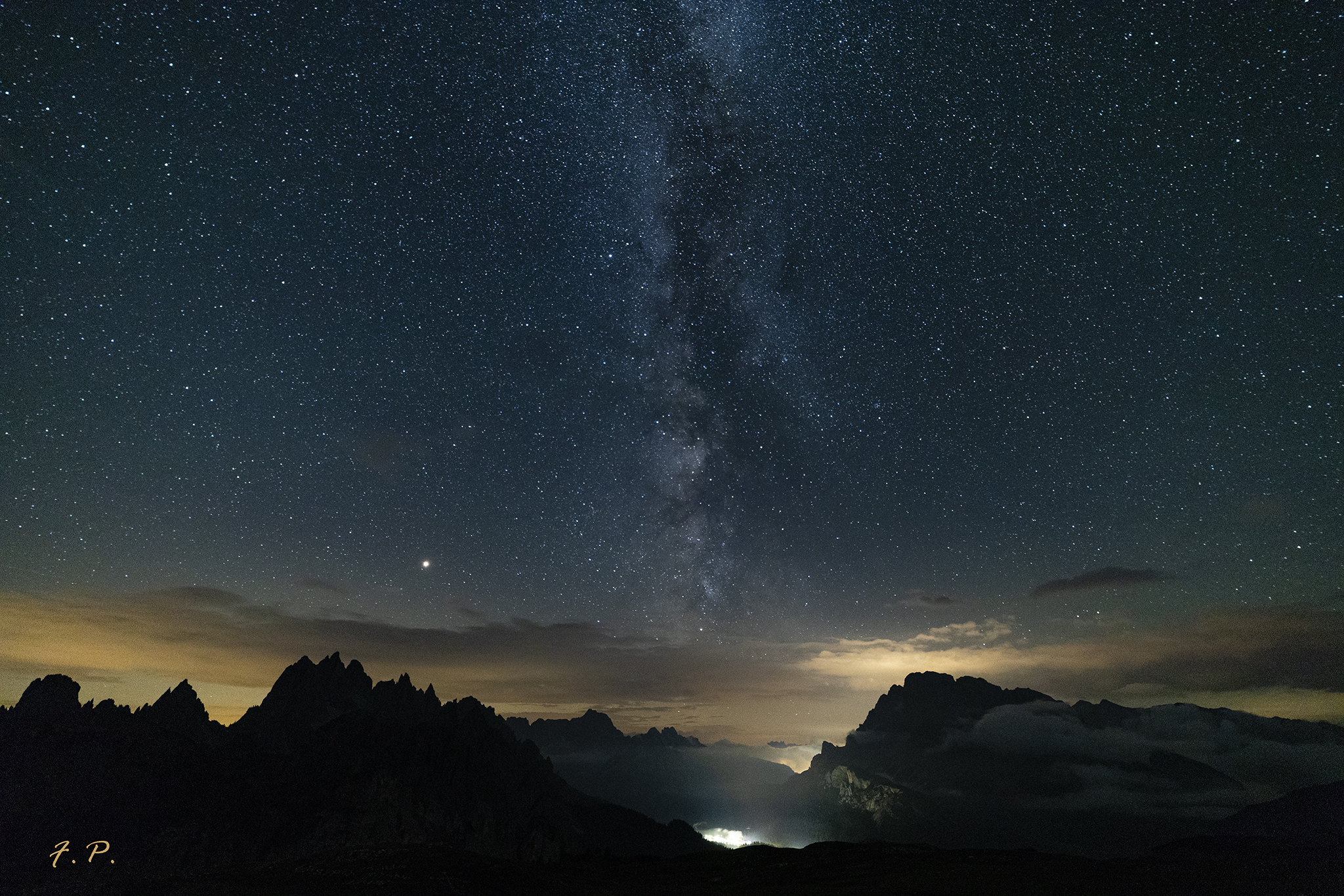 The Milky Way on Misurina