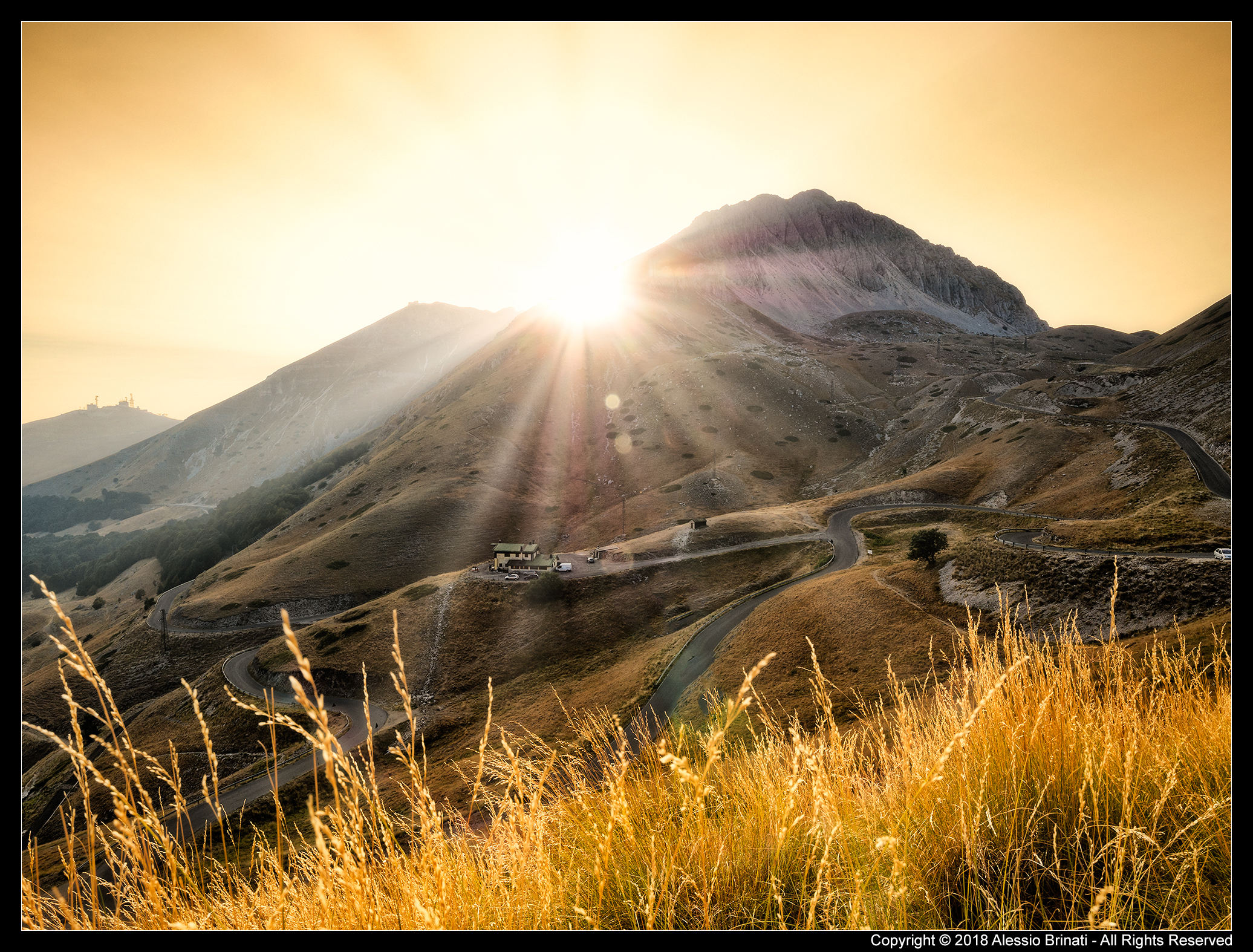 Tramonto sul terminillo