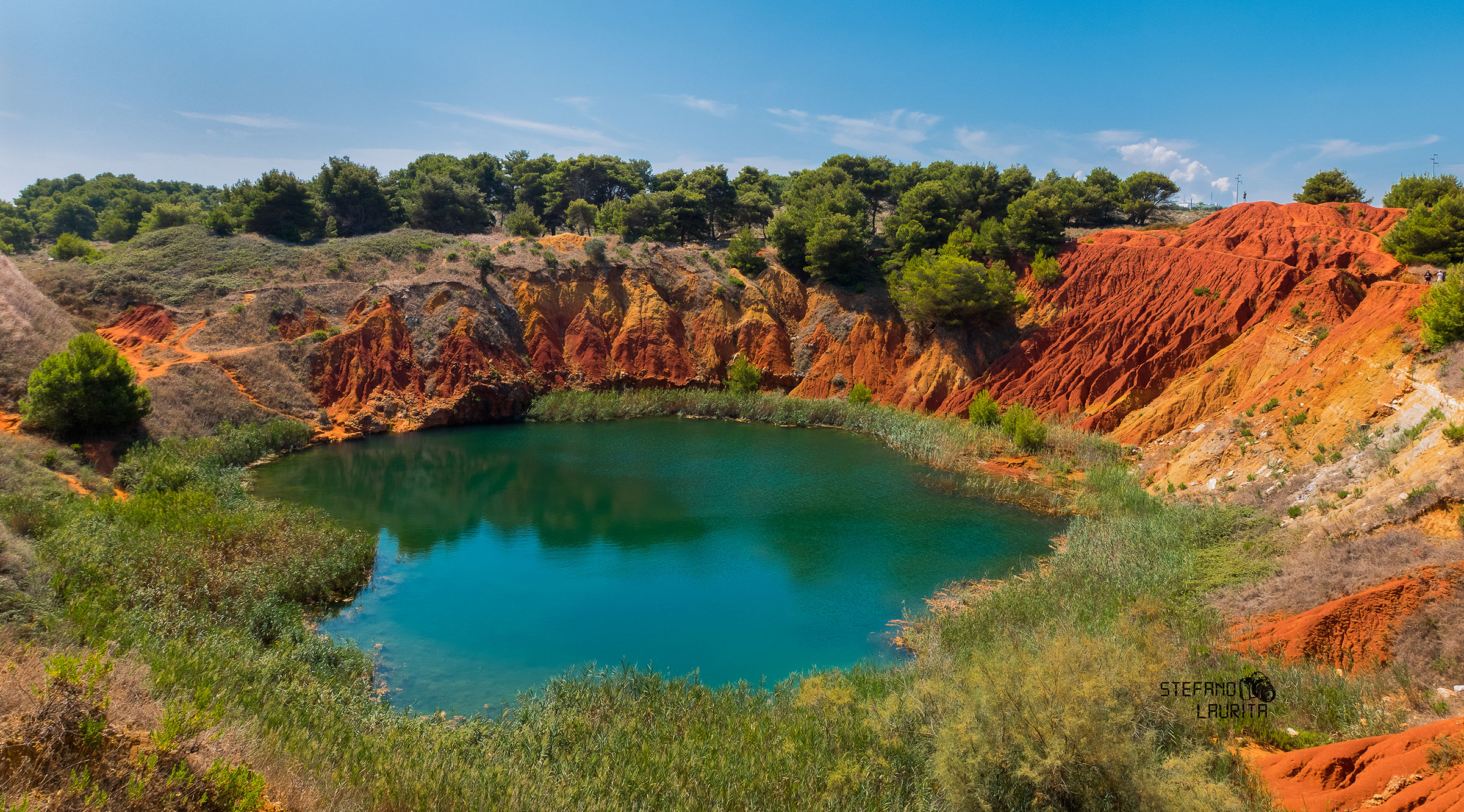 Former Quarry pond of bauxite
