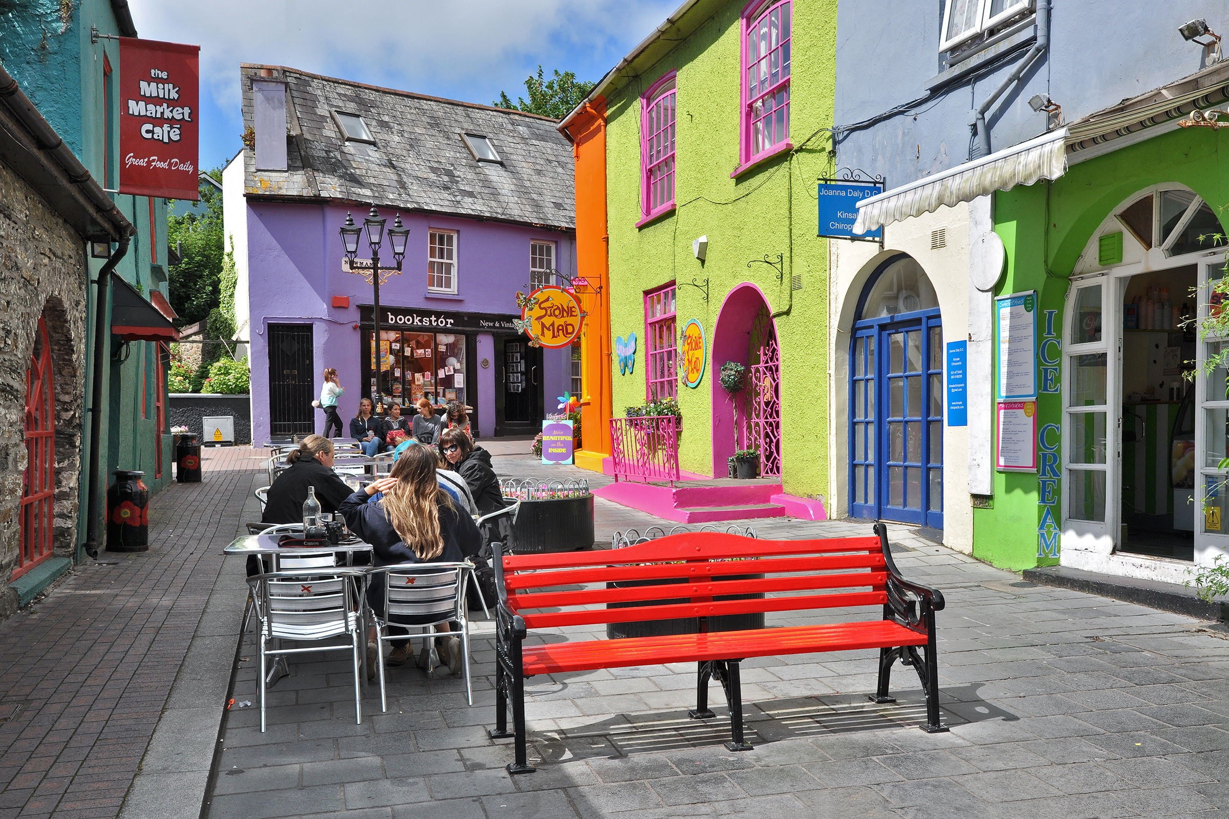 Red Bench in Kinsale