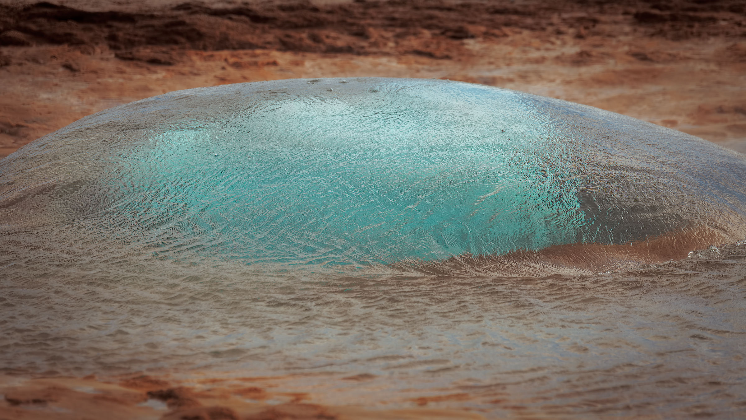 Strokkur geyser.