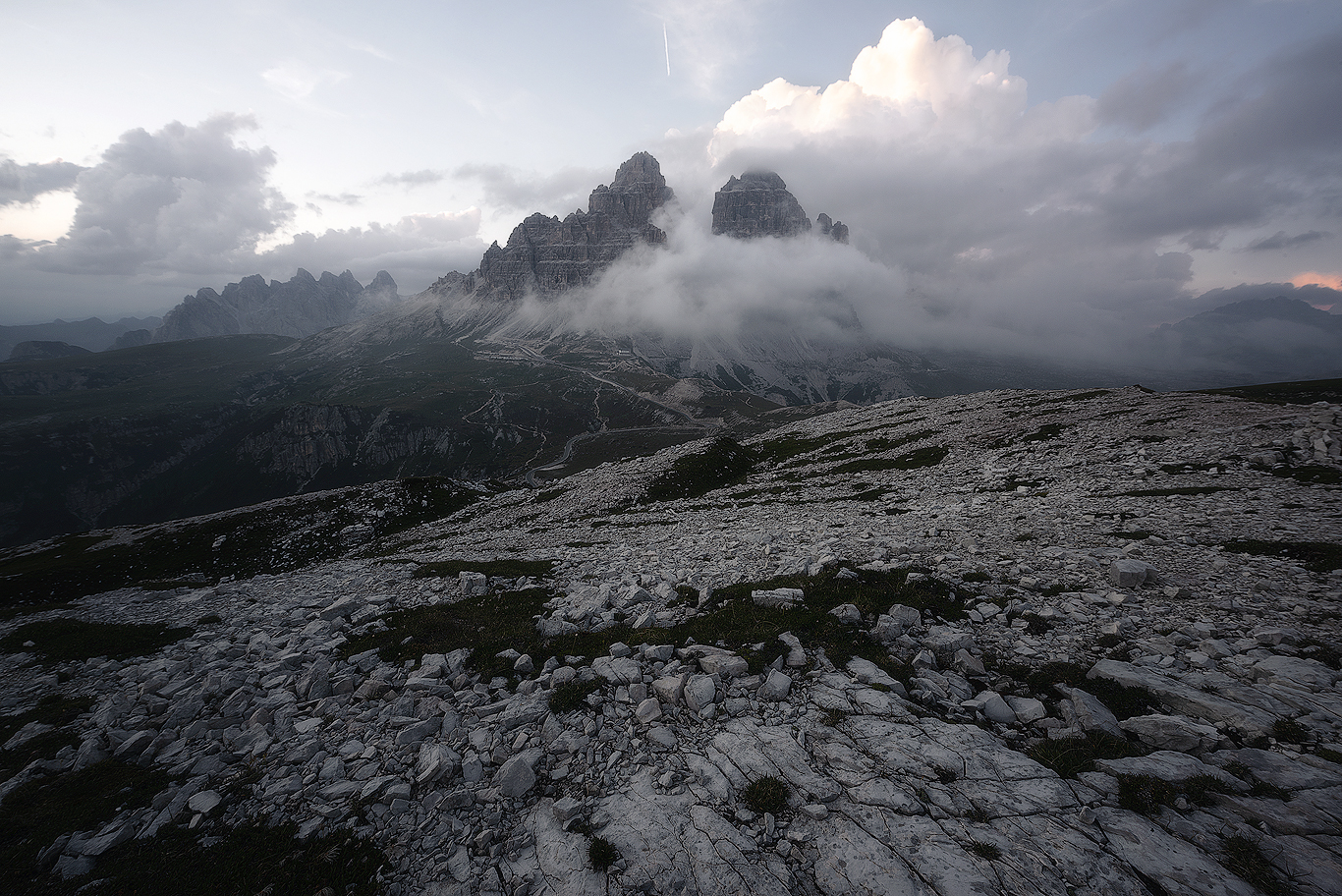 The three peaks, seen from a different point..