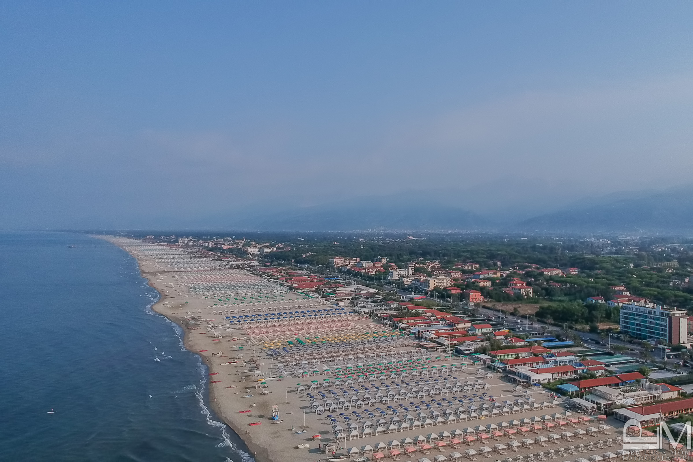 The beach in the morning