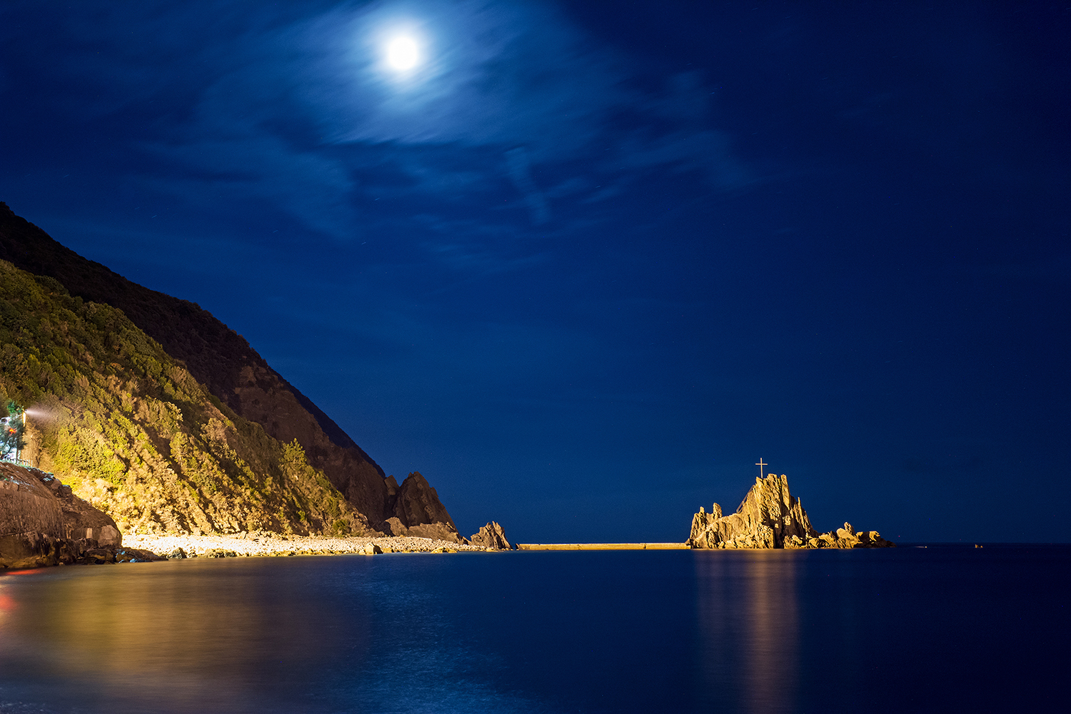 Una serata di luna a Renà