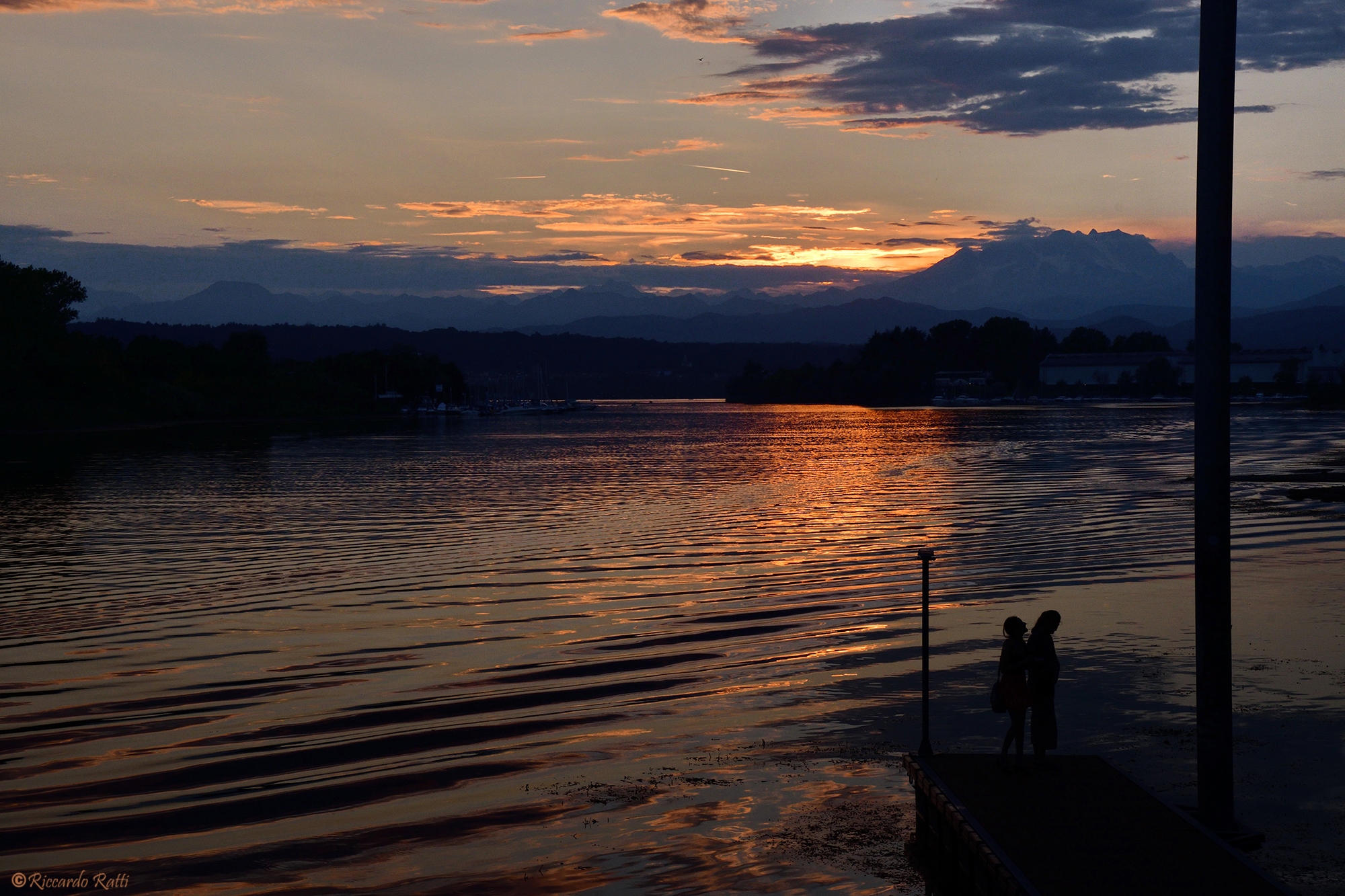 The last light of the day