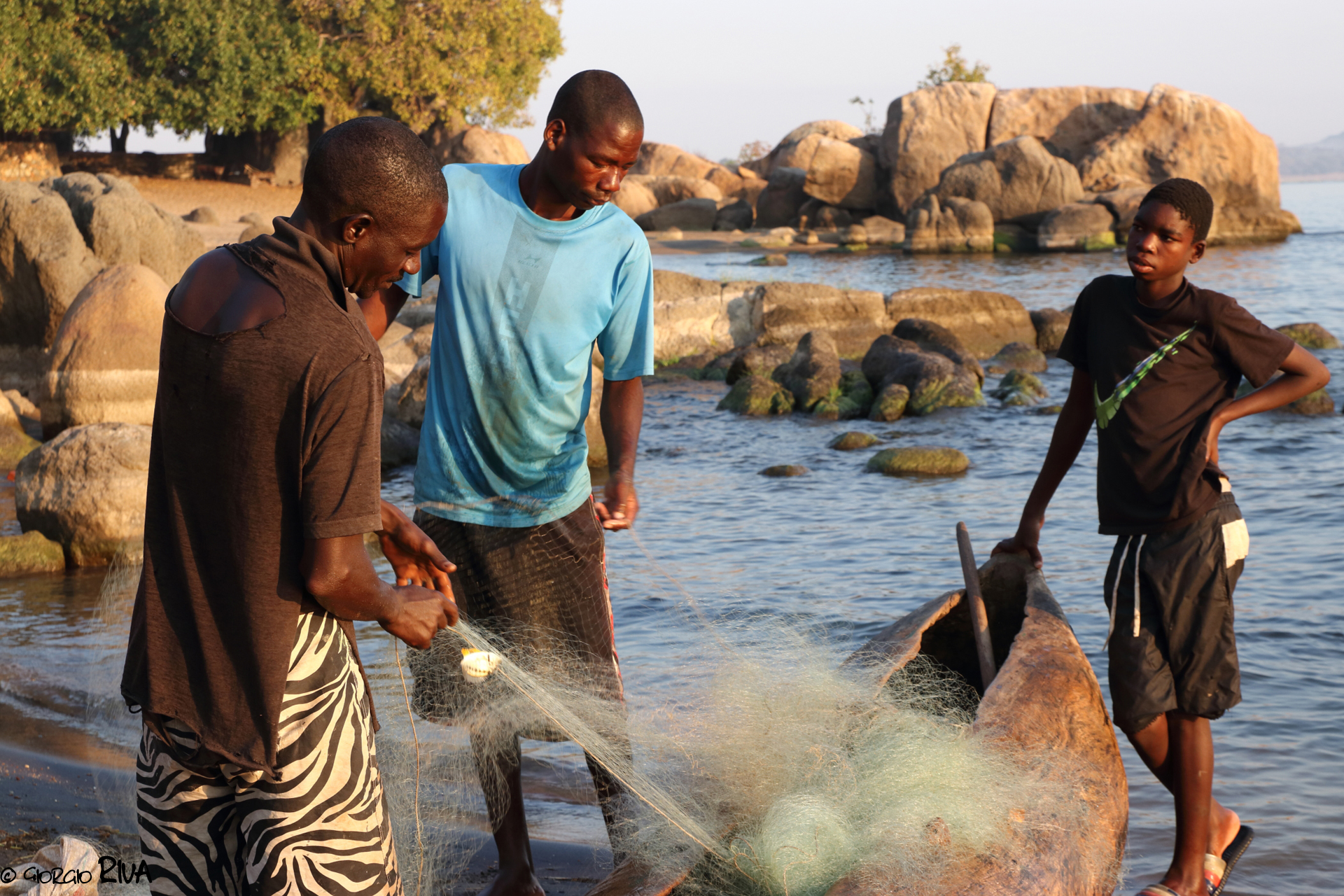 Pesca sul Lago Lake Malawi