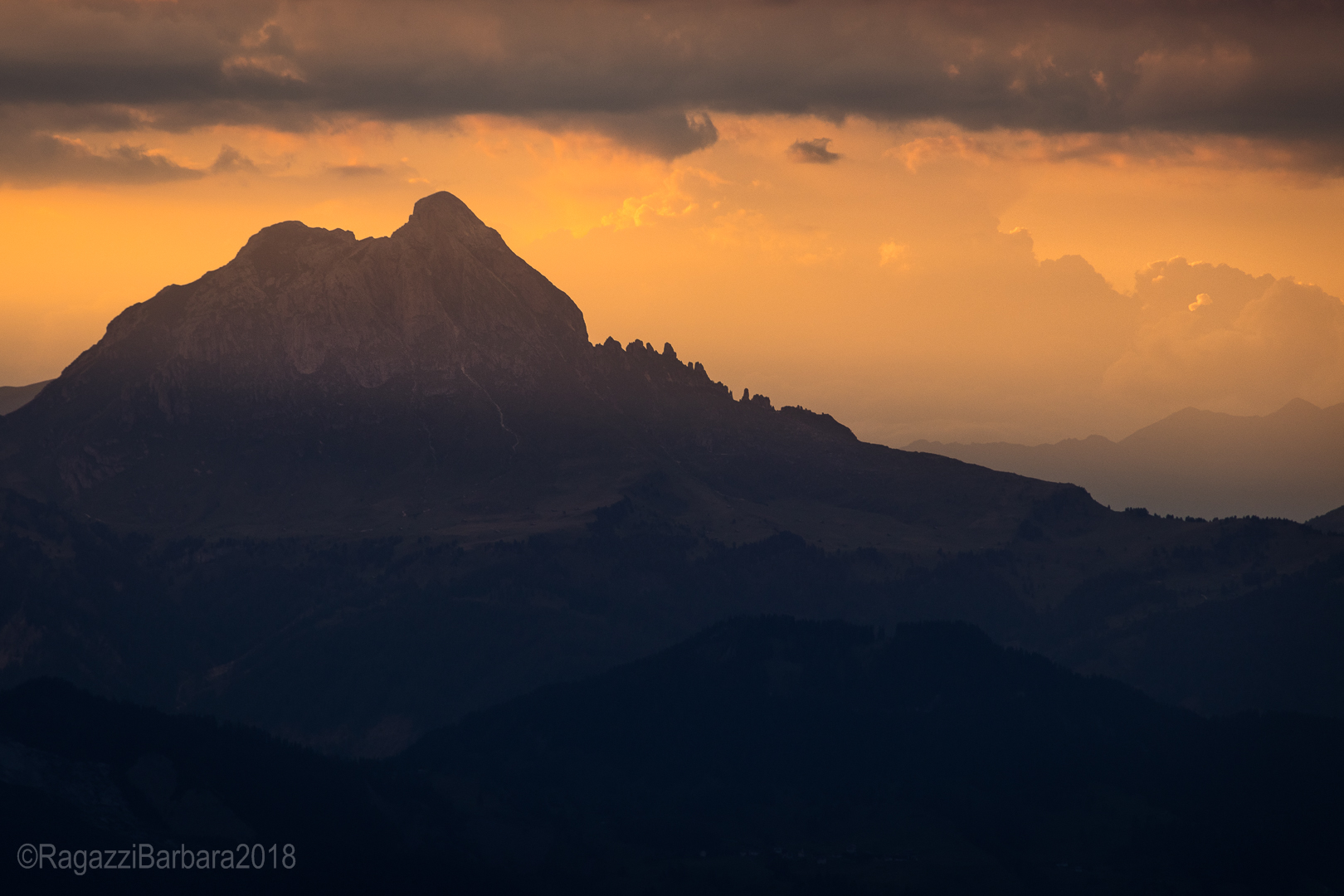 The Putia in the warm embrace of the sunset