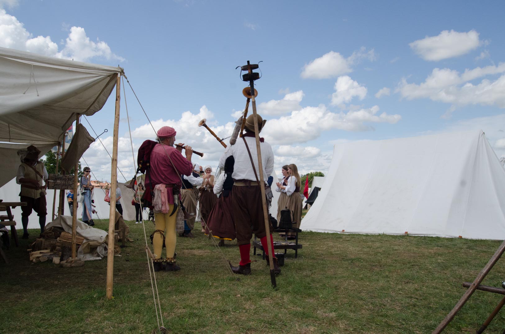 Palmanova accampamento 1615 i musici