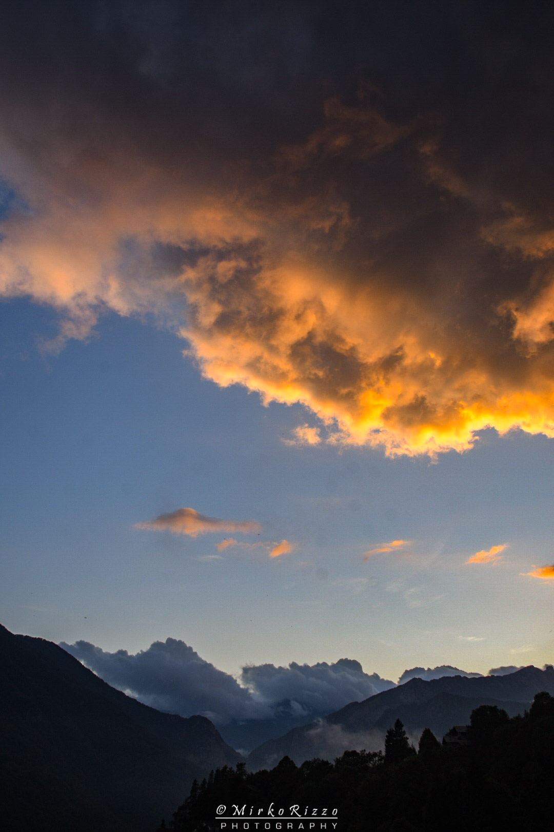 Tramonto in alta val tanaro
