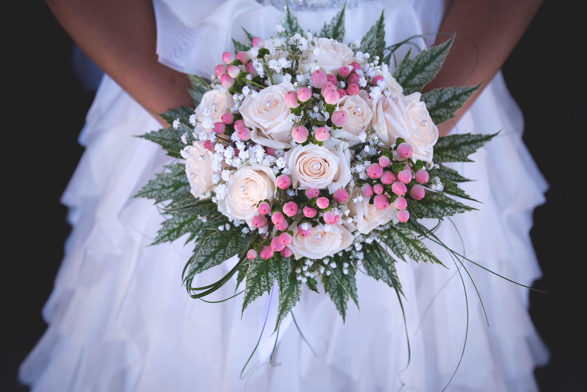 Bouquet of flowers and emotions