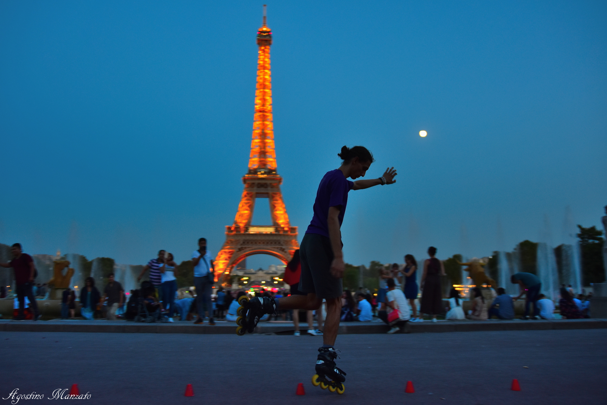 Roller Race in Trocadero