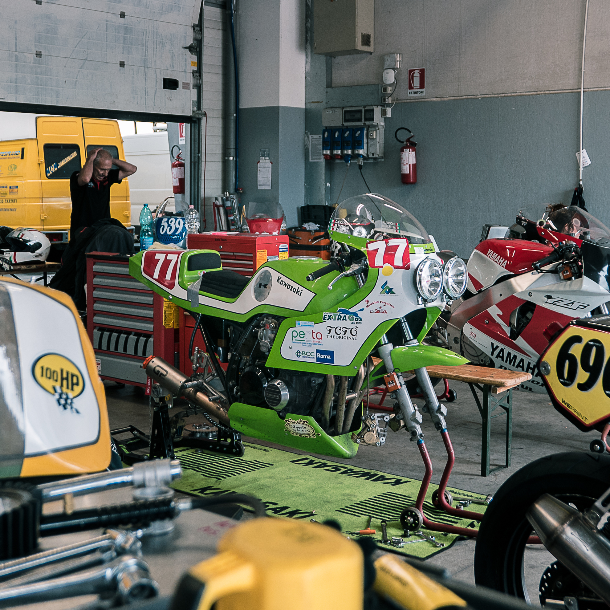 Adria raceway vintage endurance 02/09/2018 Kawasaki