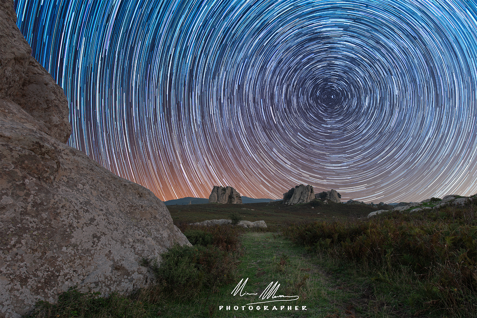Startrail Altopiano dell'Argimusco
