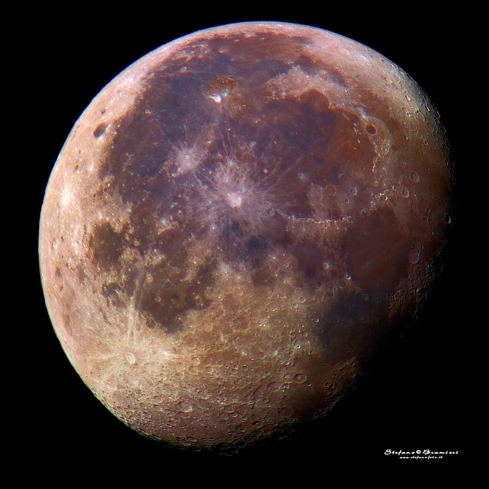 Moon in color