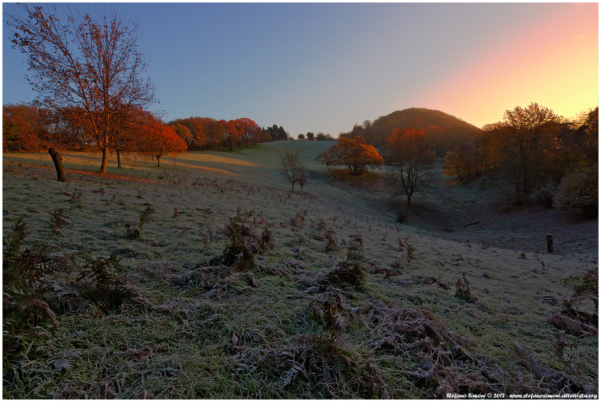 La Selvapiana all'alba
