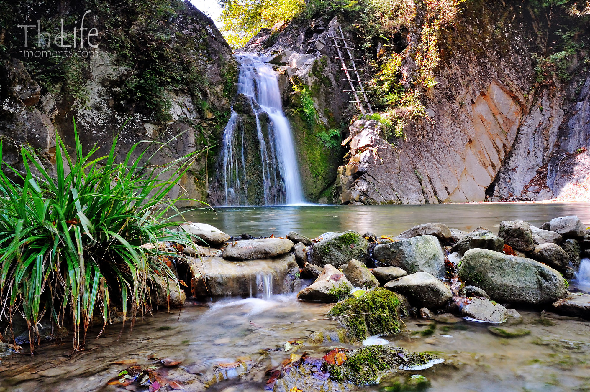 Skoka waterfall near Troyan, Bulgaria