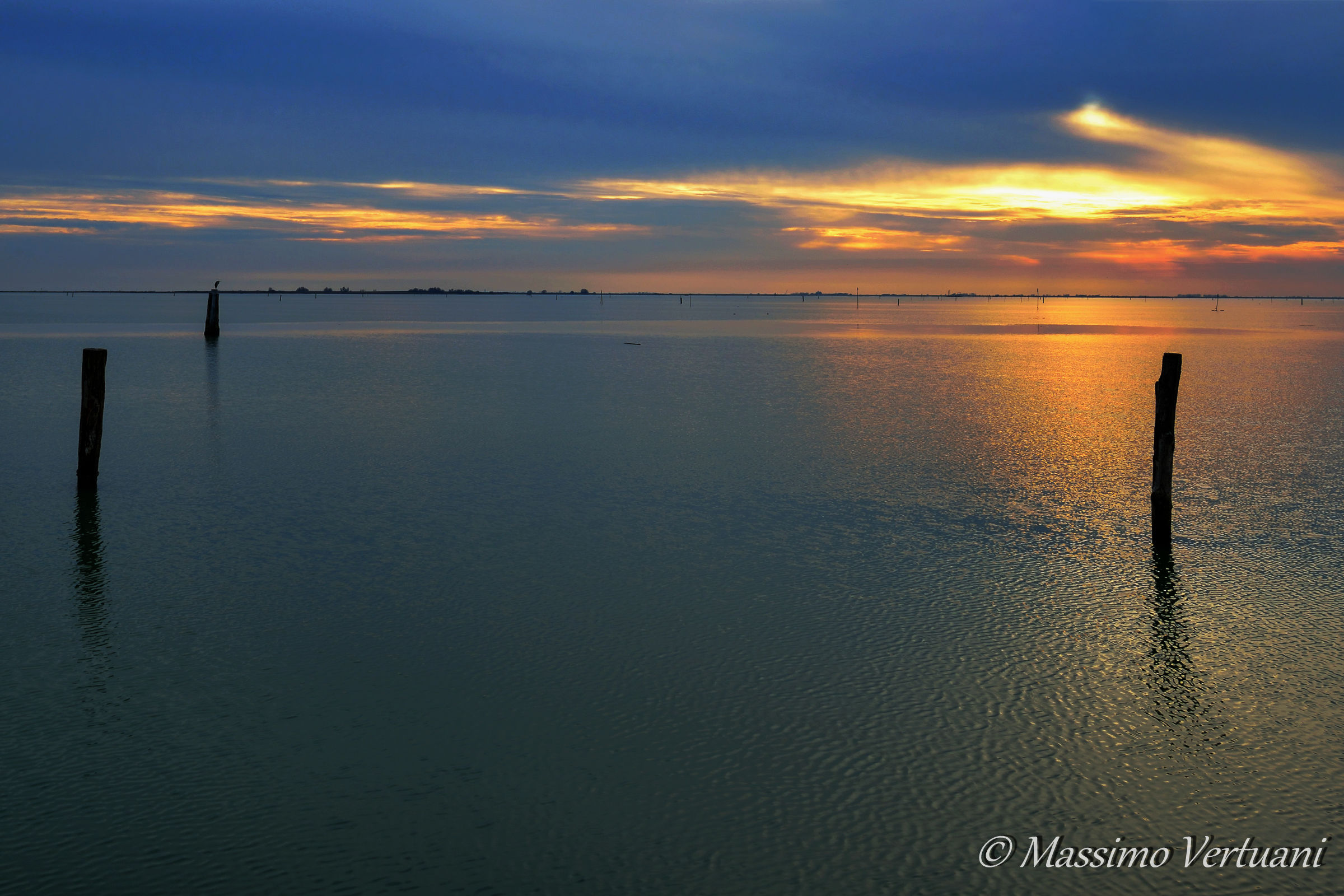 The colors of the sunset (bag of Scardovari)