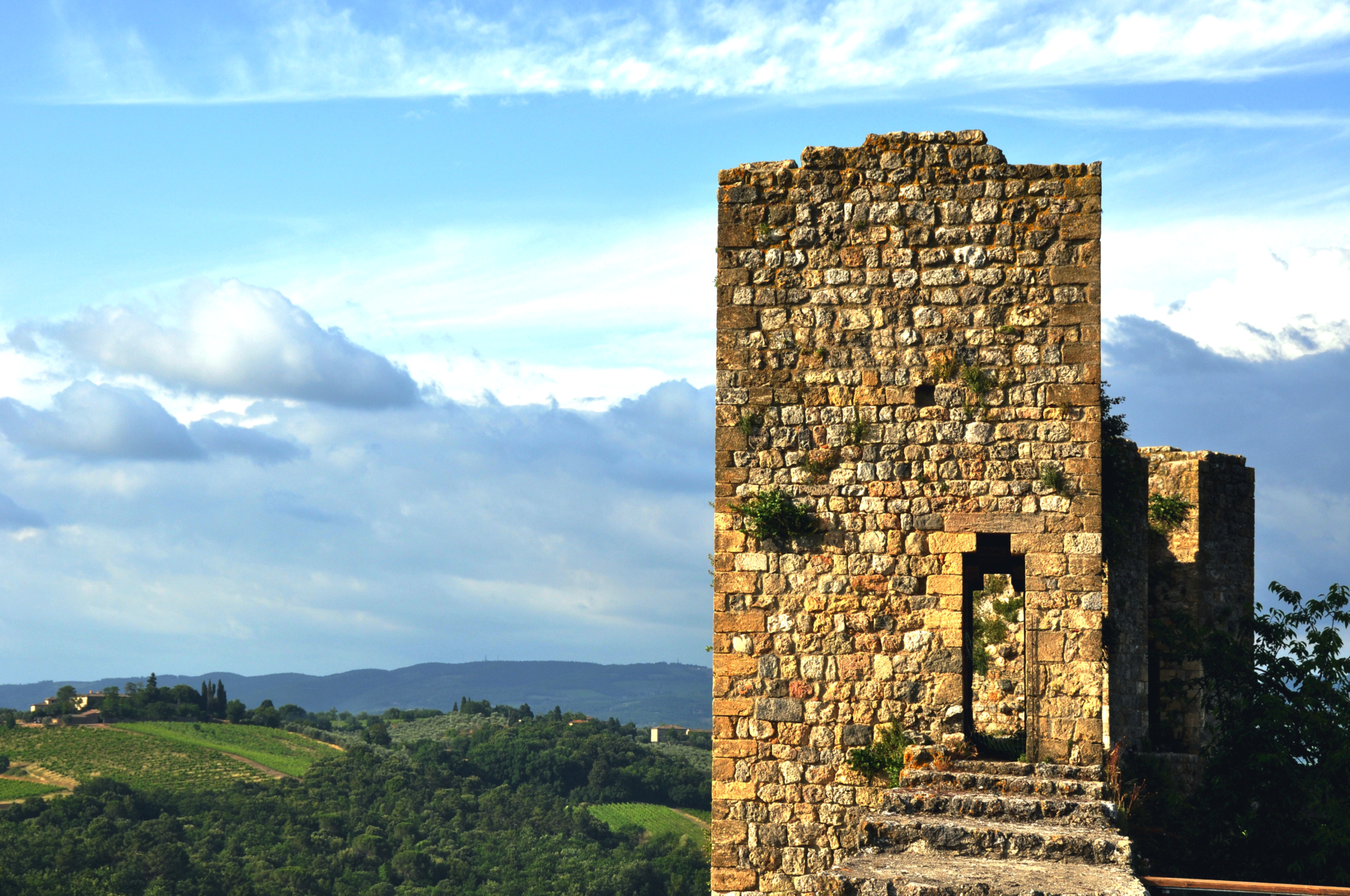 Dalla cinta di Monteriggioni