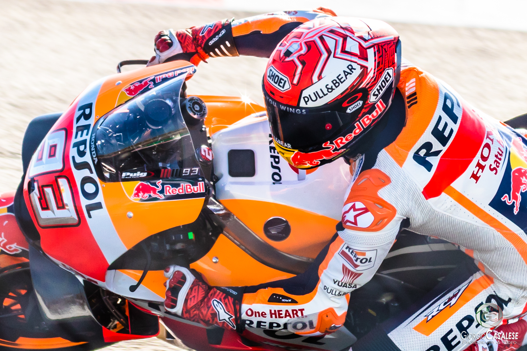 Marc Marquez #93-MotoGP Misano 2018