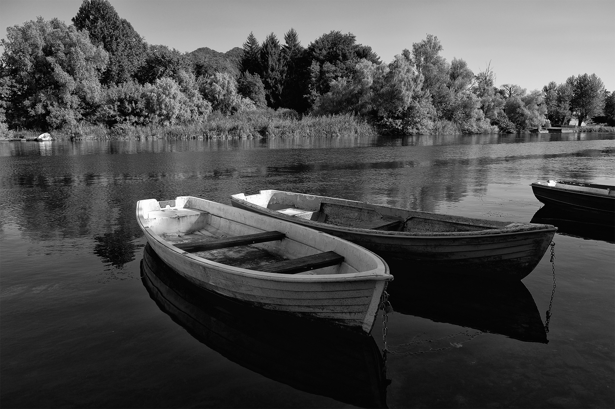Boats on the River Adda