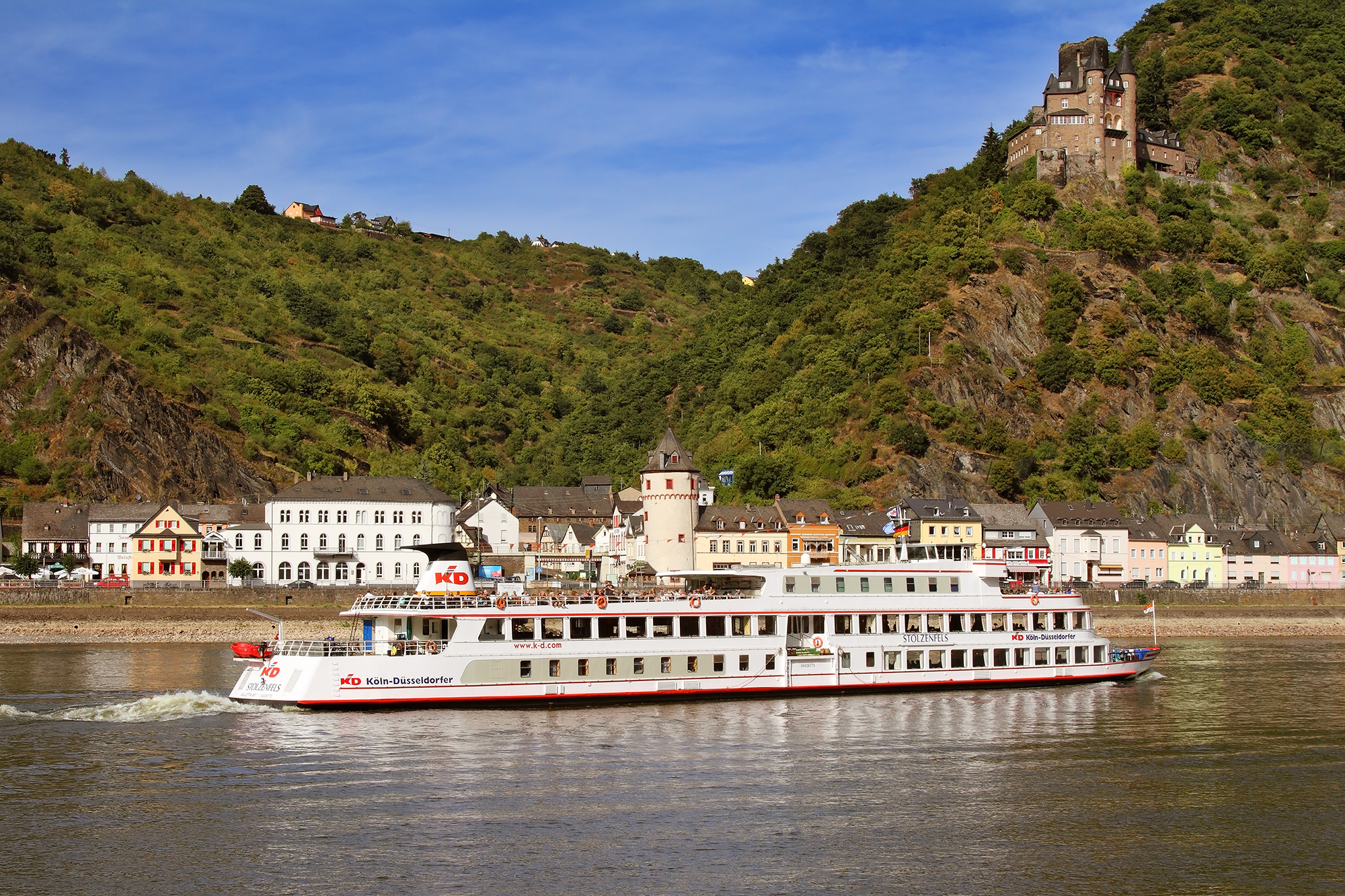Sankt Goarshausen in Rhin Valley