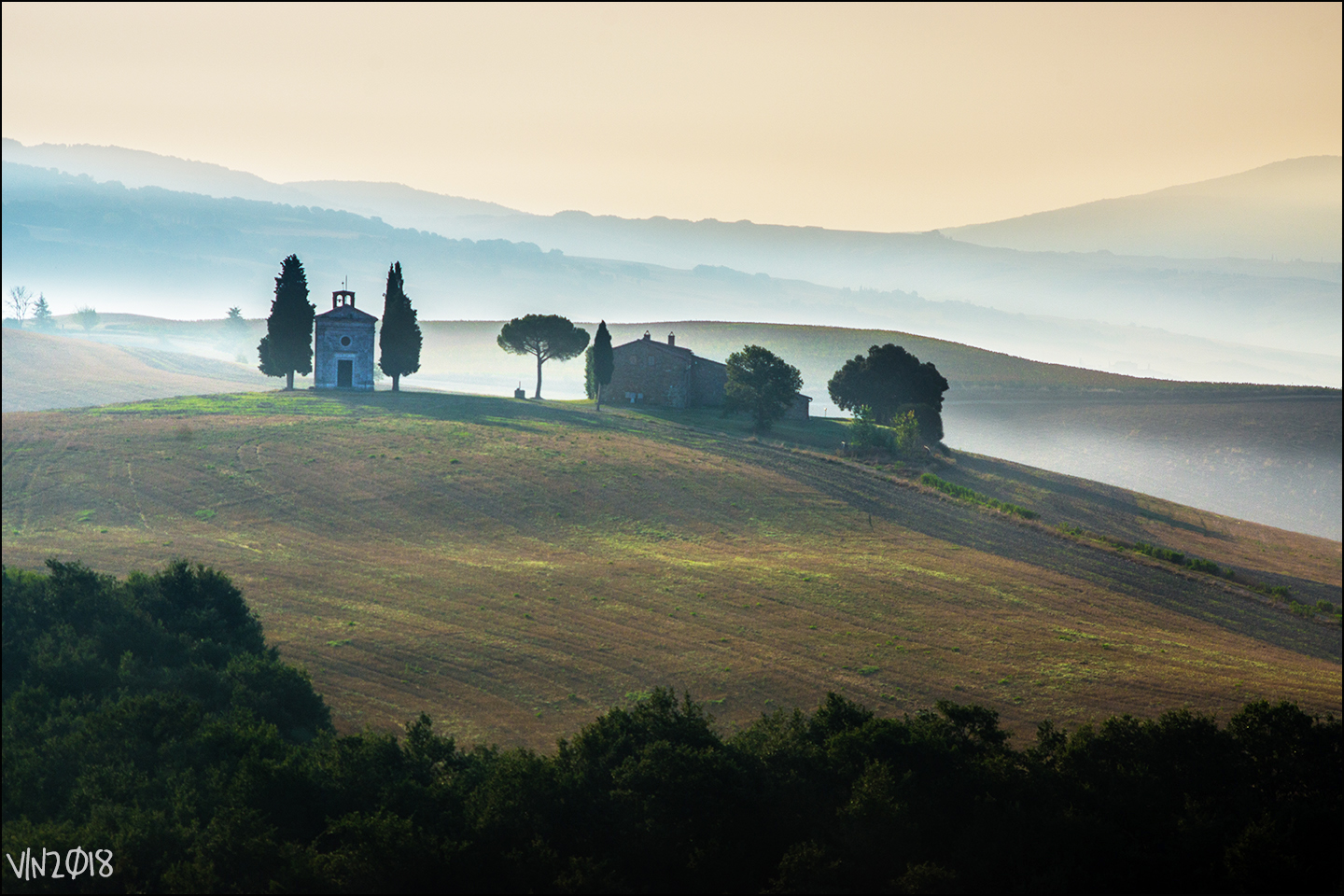 Val d'Orcia, agosto 2018