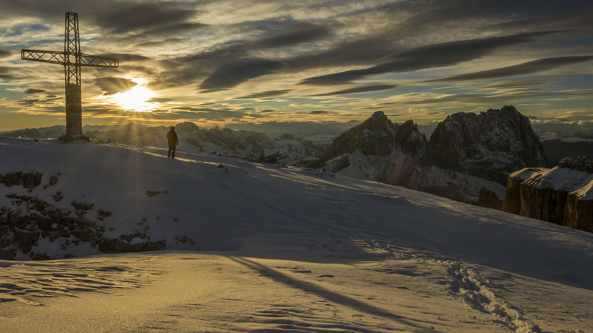 Sunset from Sass Pordoi
