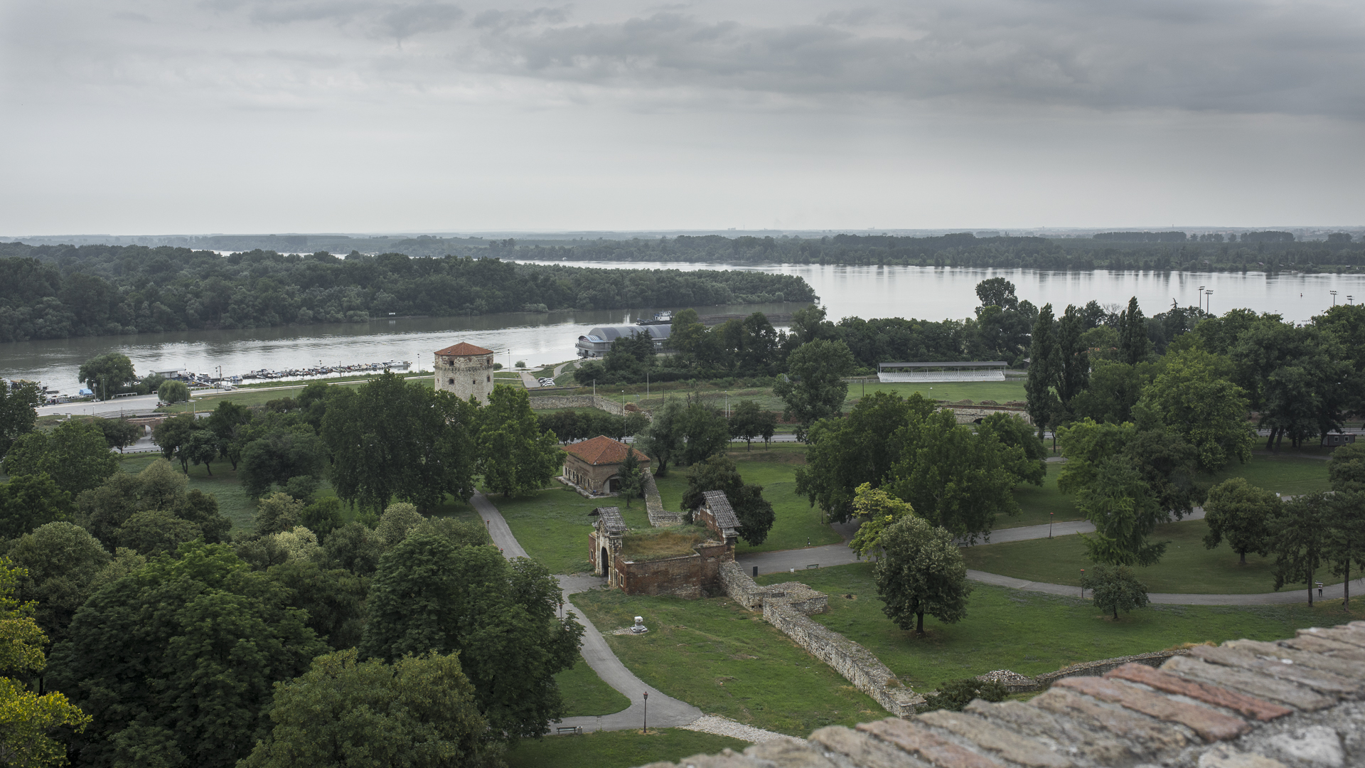 Sava and Danube Confluence