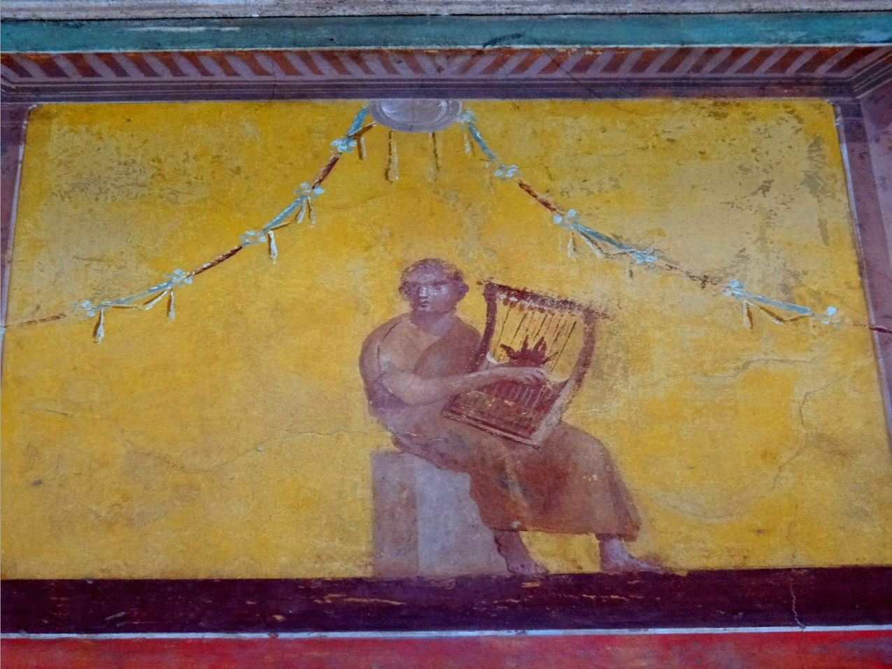 Suonatore di cetra - Villa di Poppea - Scavi di Oplonti