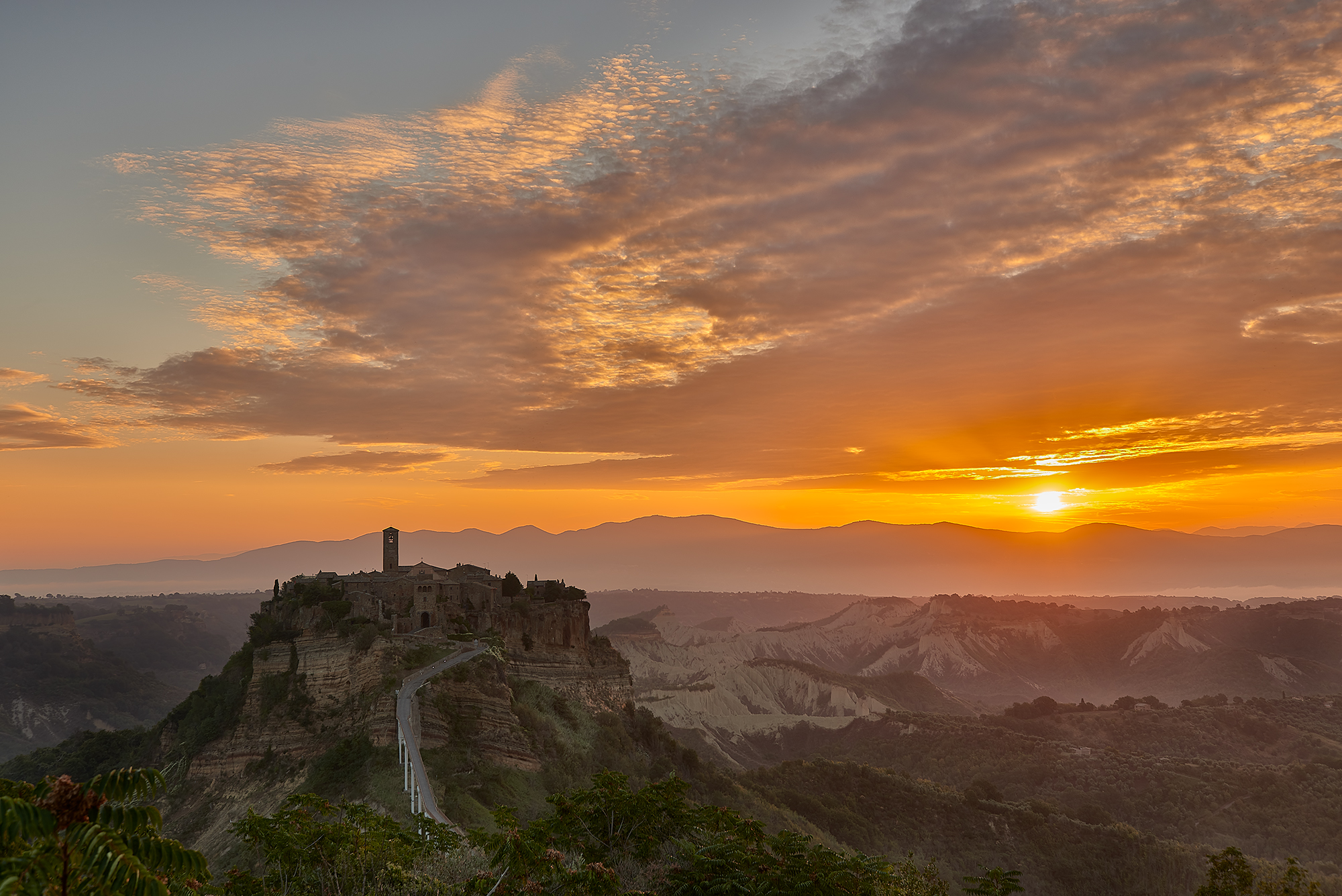 Alba a Civita di Bagnoregio