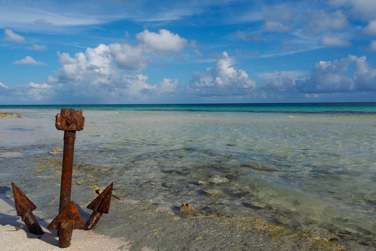 Forgotten anchors in Paradise