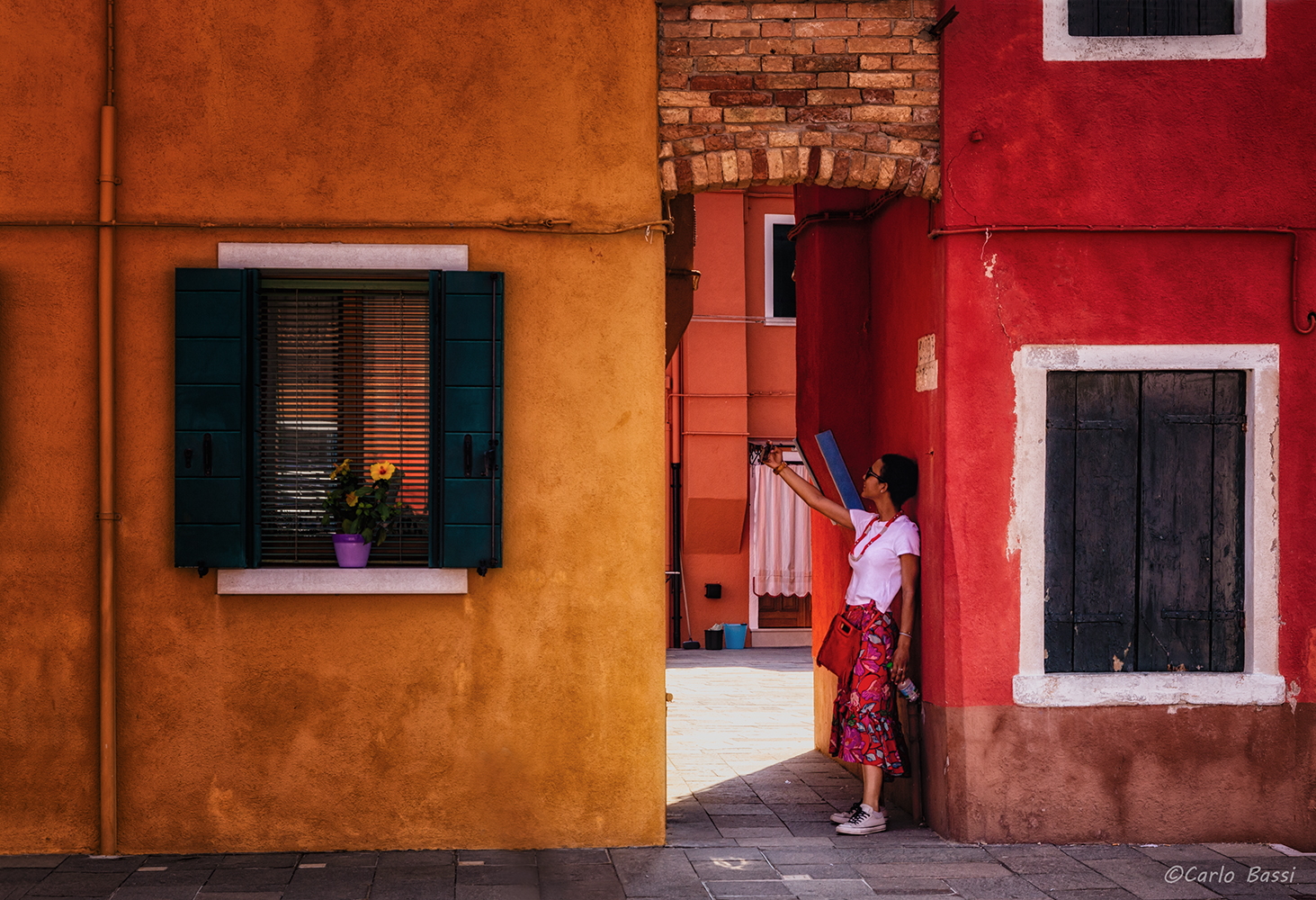 Un selfie a Burano