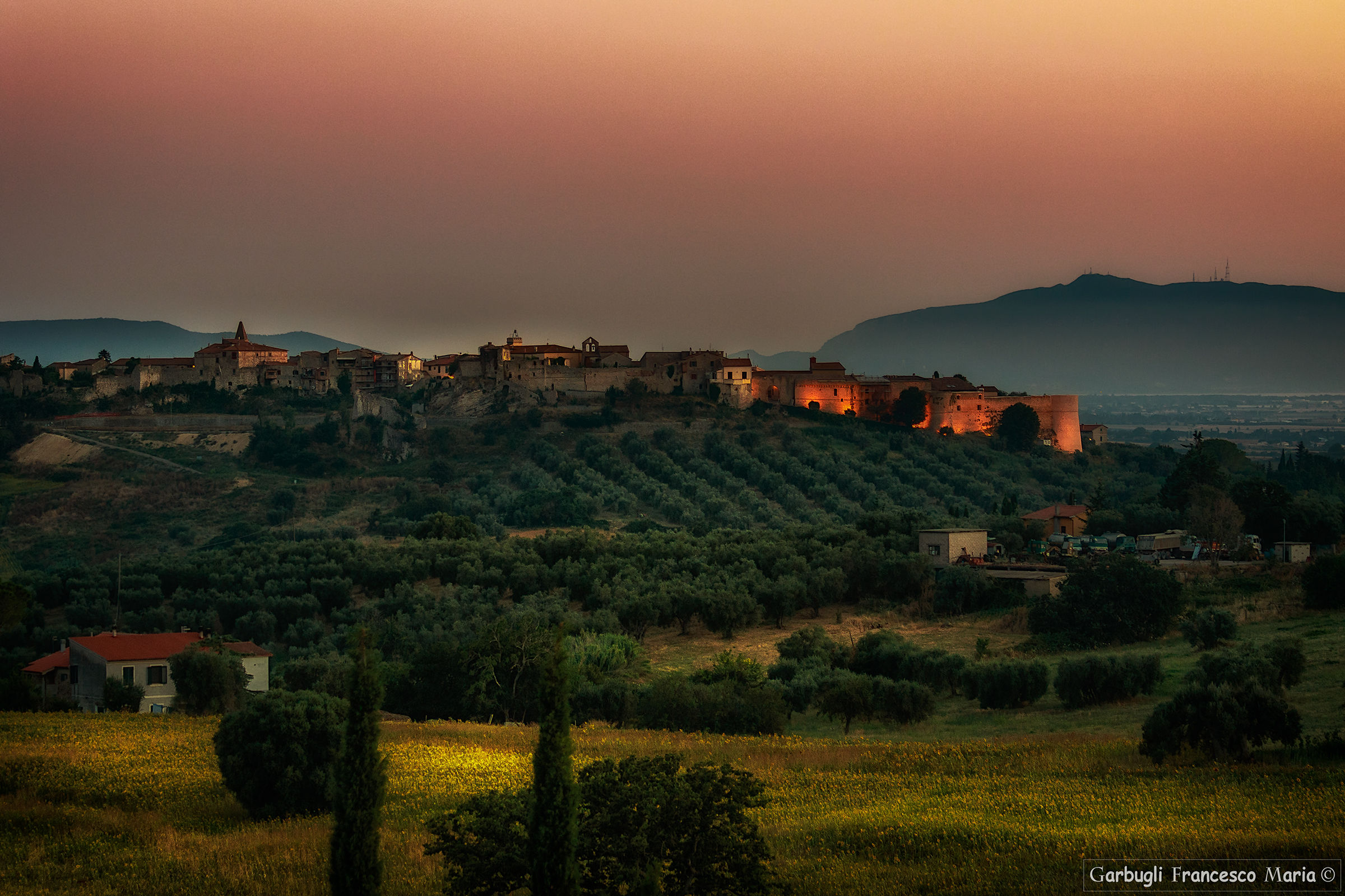 colors of the sunset