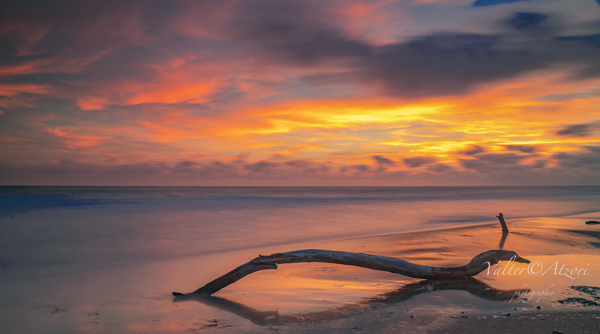 Sunset at Alberese Marina