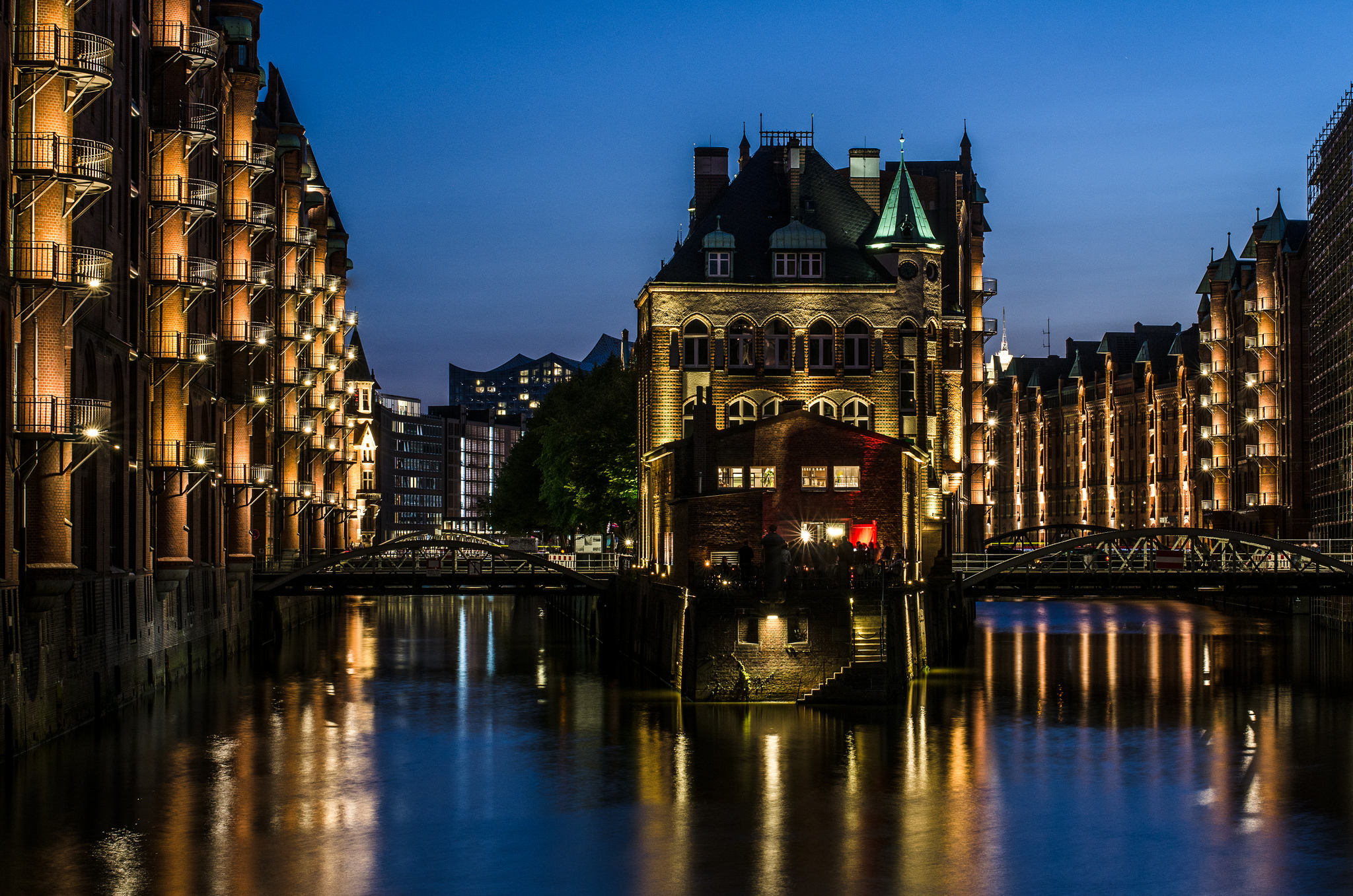 Speicherstadt Blue Hour, Hamburg