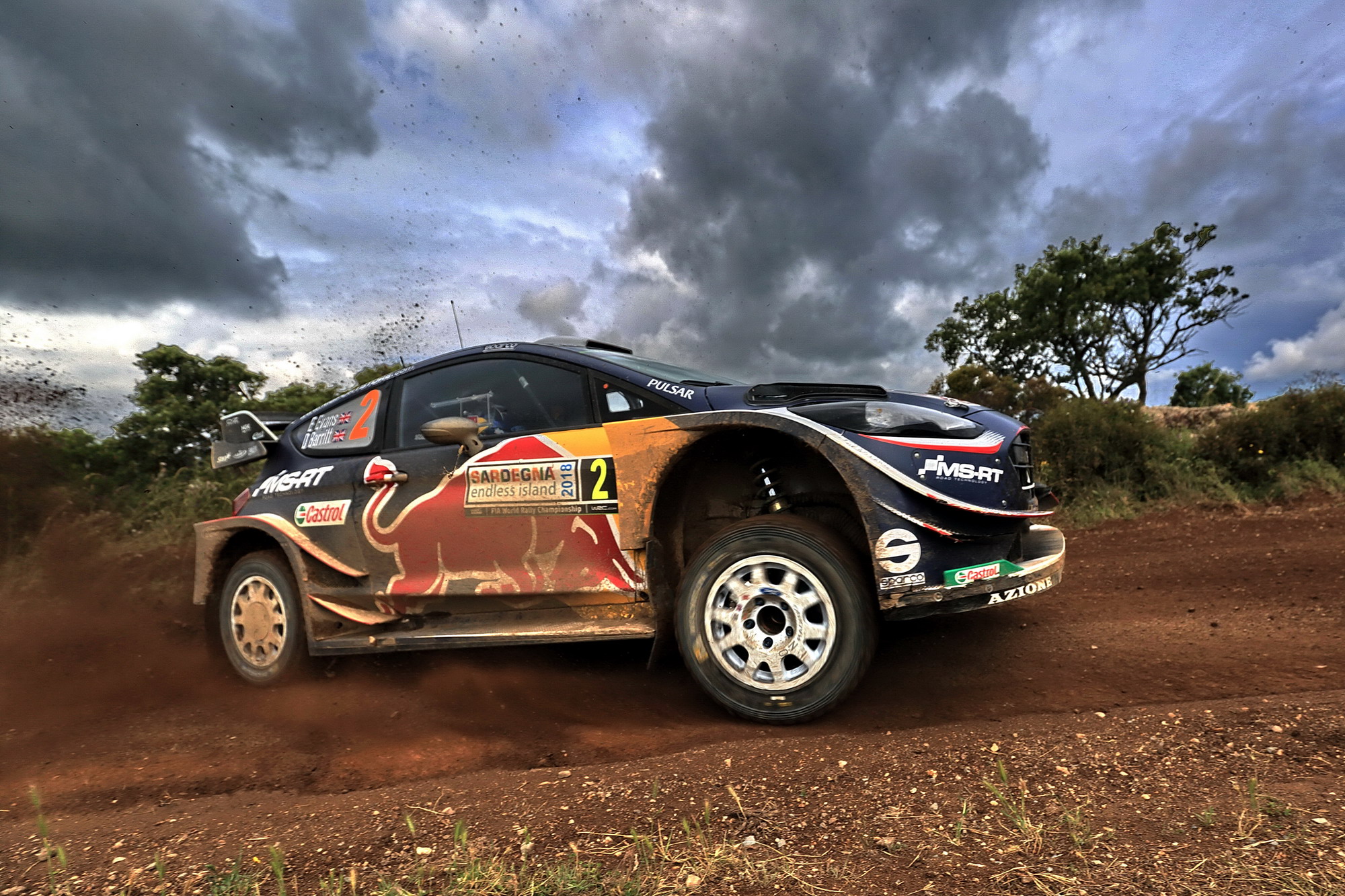 Evans, WRC Sardegna 2018