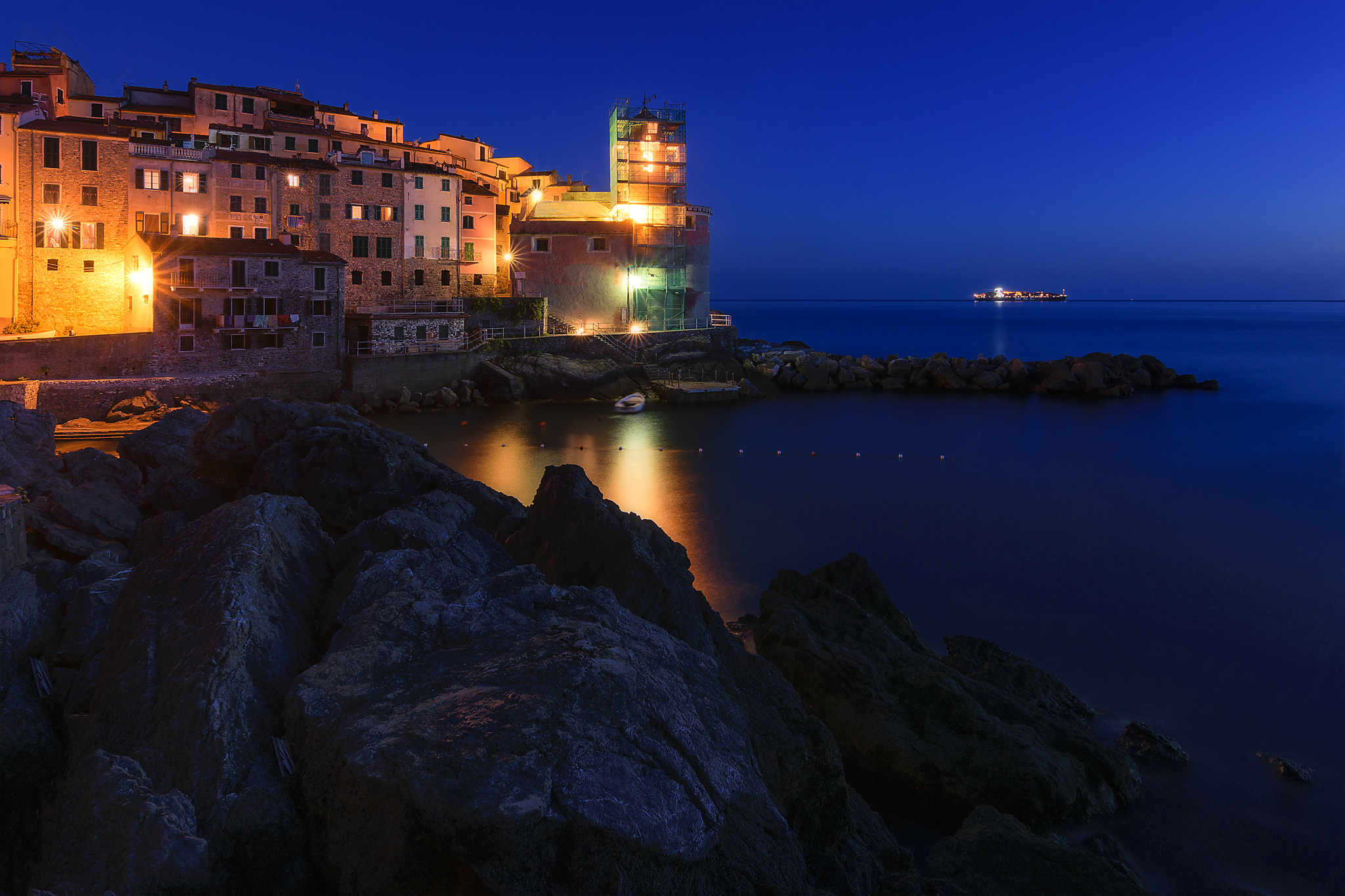 Tellaro all'ora blu.