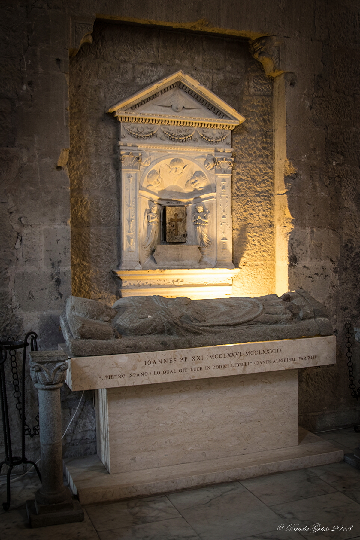 Honorary tomb of Pope John XXI
