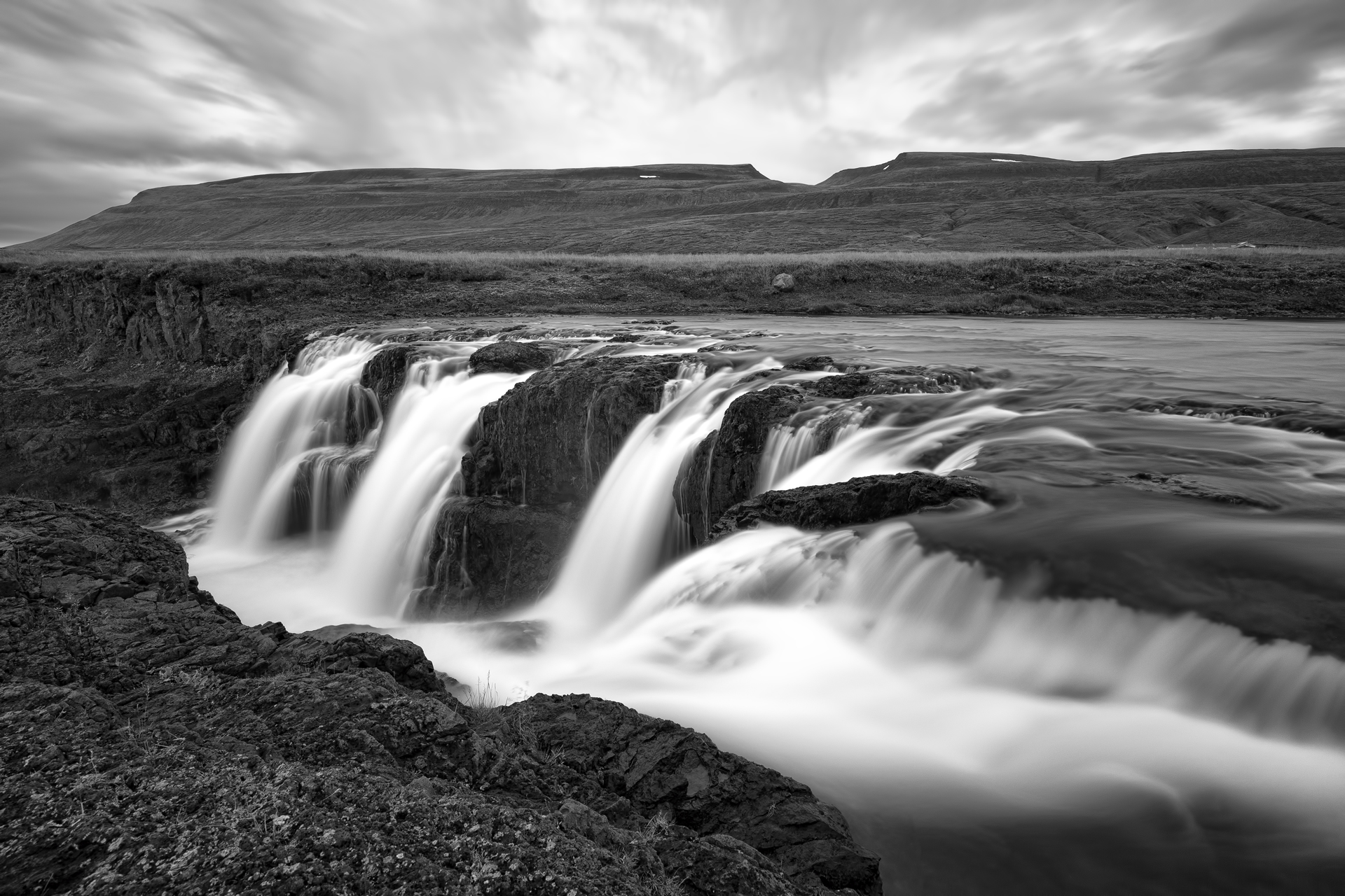 Kolugljufur Waterfall