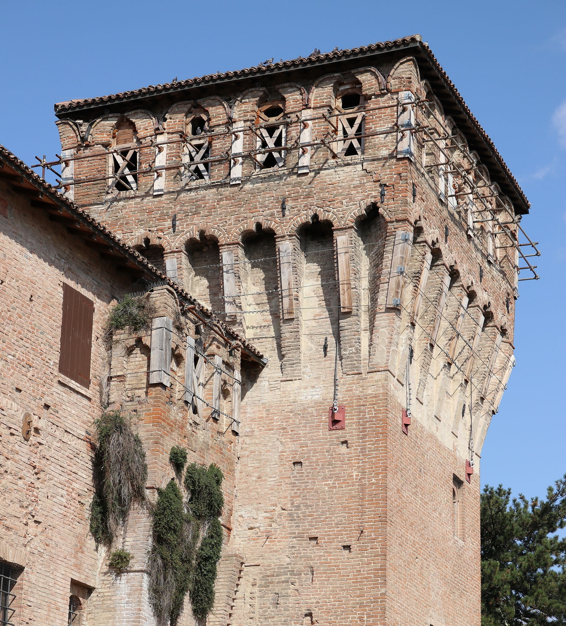 Rocca Estense or Castle of Rocche. Finale Emilia (Mo)