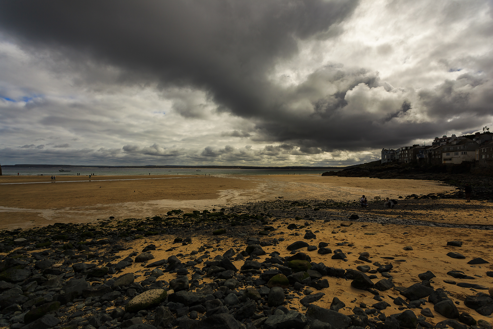 St Yves Cornwall Low tide